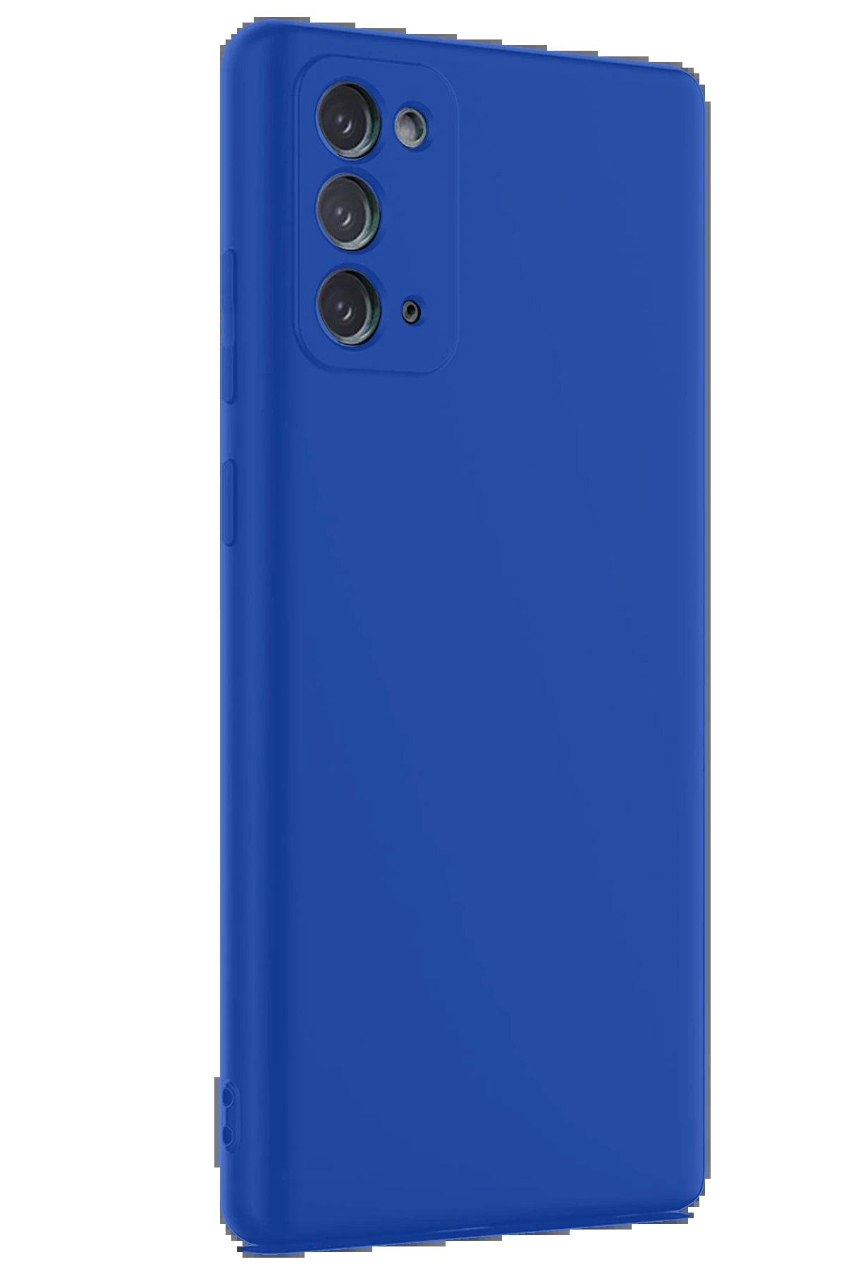 Newface Samsung Galaxy Note 20 Kılıf First Silikon - Mavi