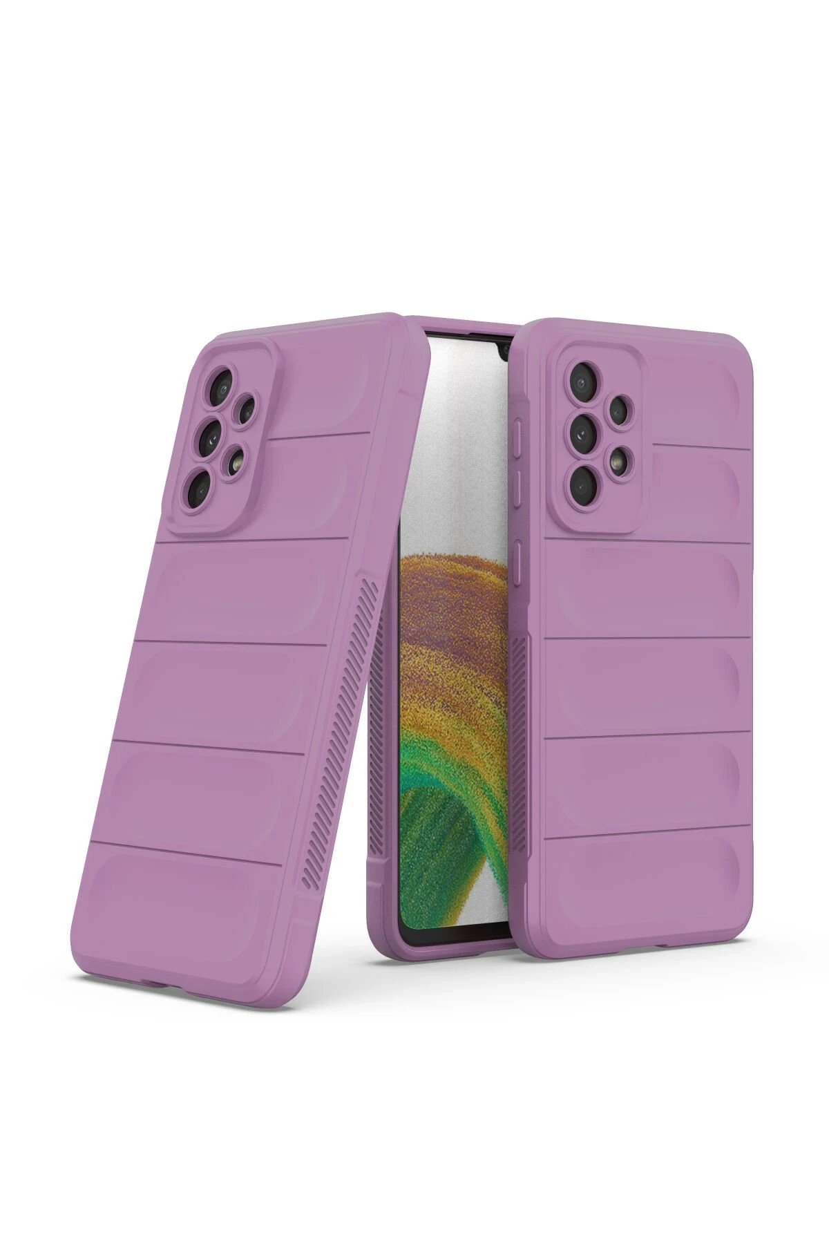 Newface Samsung Galaxy A33 5G Kılıf Optimum Silikon - Mor