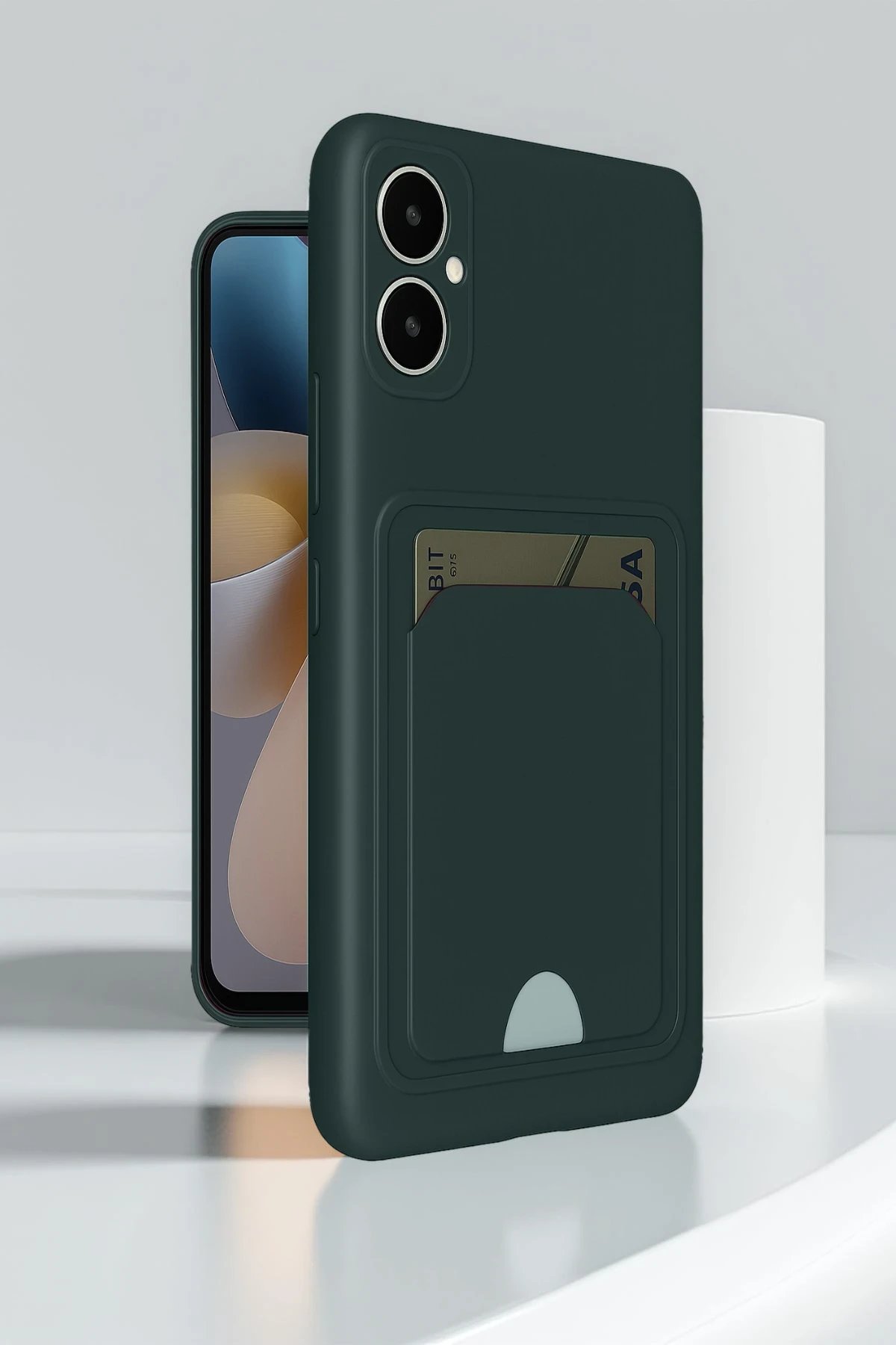 Newface Samsung Galaxy A05 Kelvin Kartvizitli Silikon - Lila