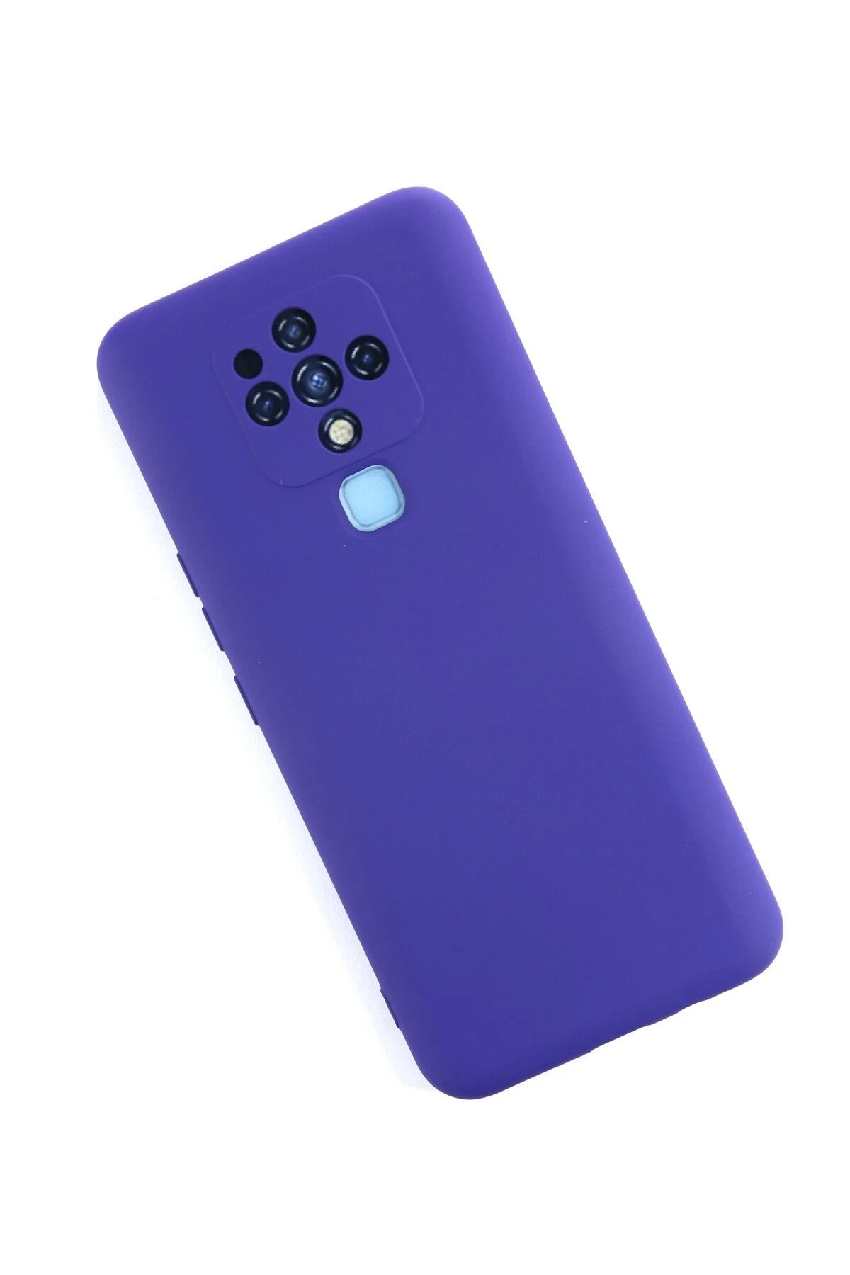 Newface Tecno Camon 16 Kılıf Nano içi Kadife Silikon - Mor