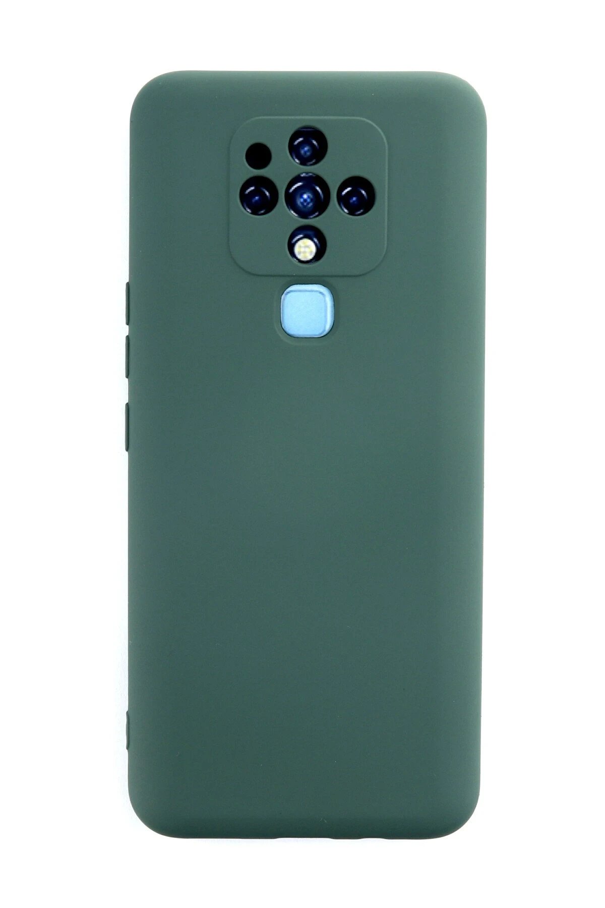 Newface Tecno Camon 16 Kılıf Nano içi Kadife Silikon - Koyu Yeşil