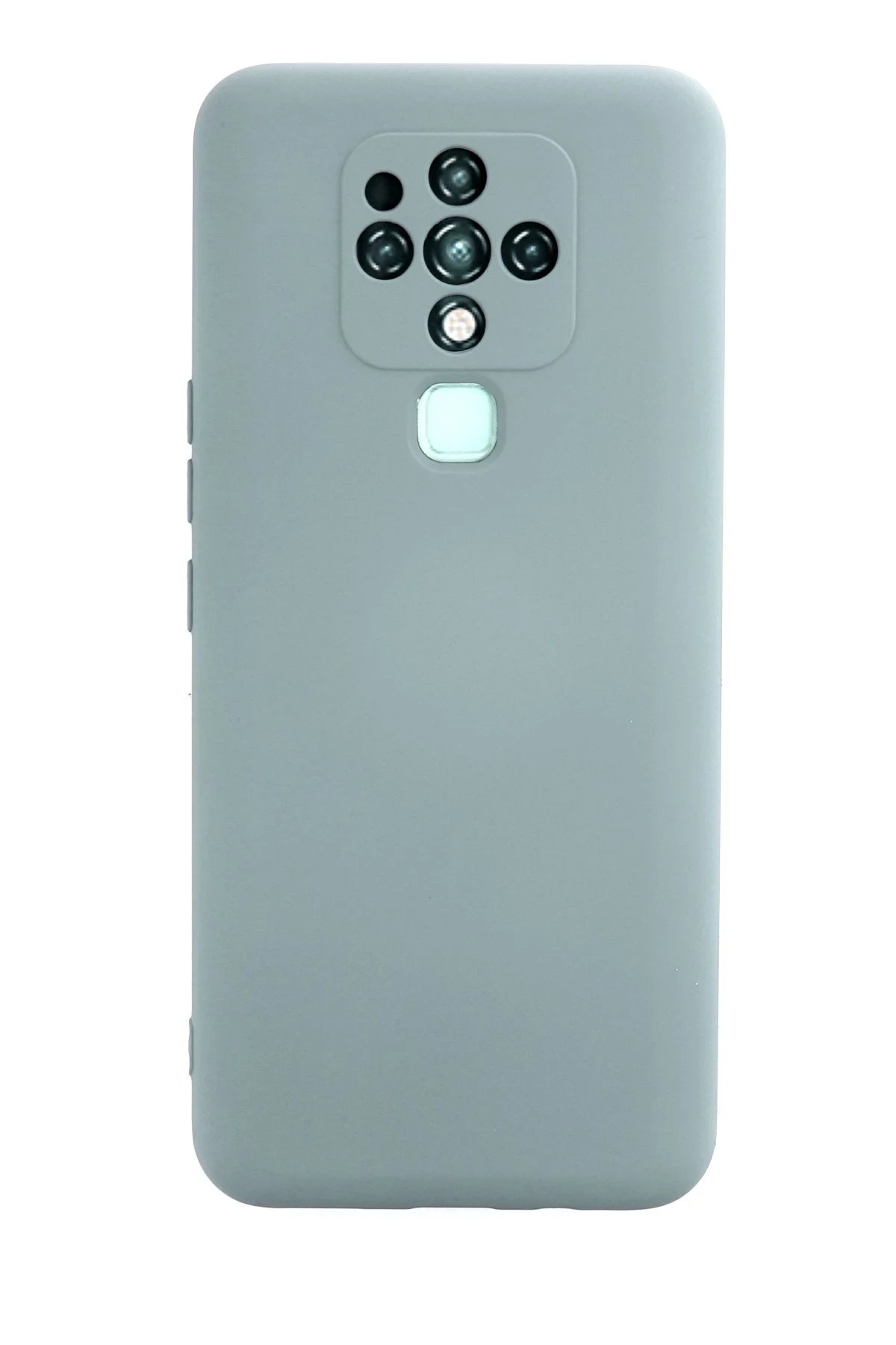 Newface Tecno Camon 16 Kılıf Nano içi Kadife Silikon - Buz Mavisi