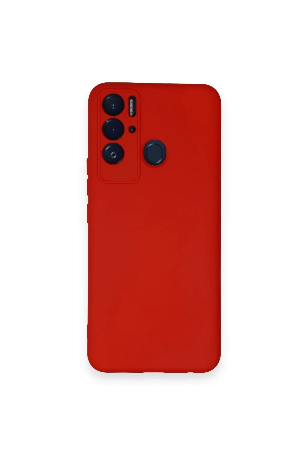 Newface Tecno Pova Neo Kılıf Nano içi Kadife Silikon - Kırmızı