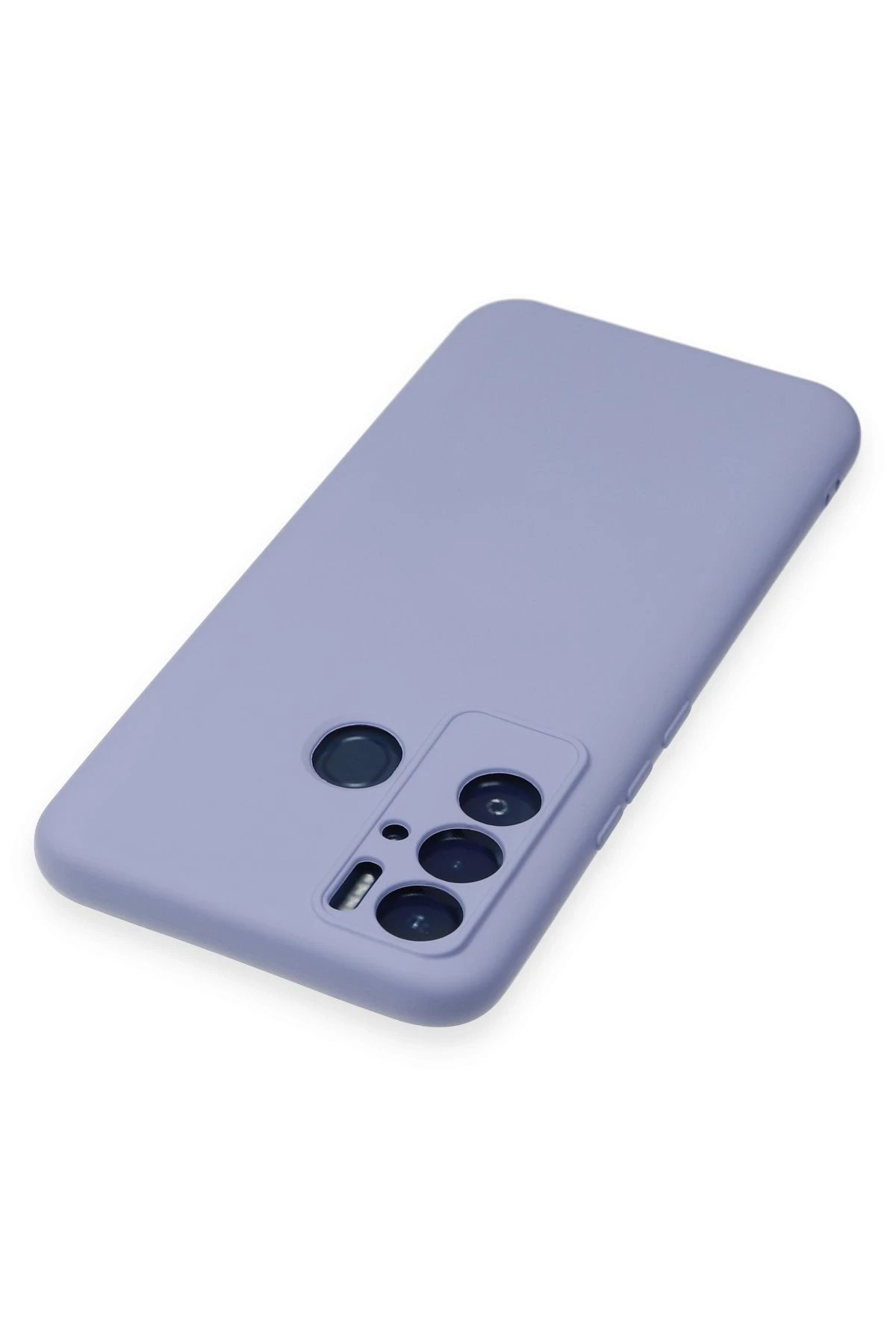 Newface Tecno Pova Neo Kılıf Nano içi Kadife Silikon - Lila