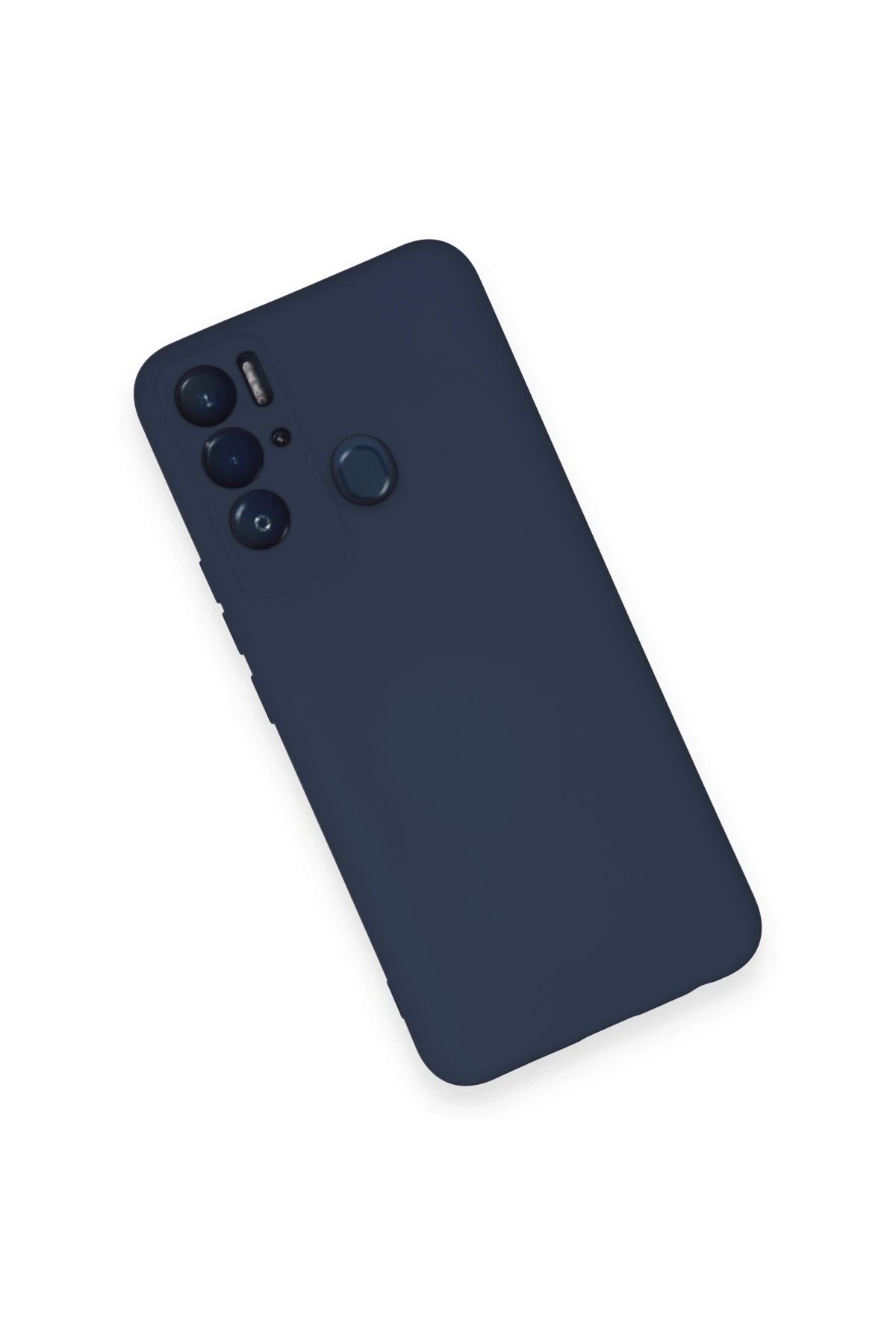 Newface Tecno Pova Neo Kılıf Nano içi Kadife Silikon - Lacivert