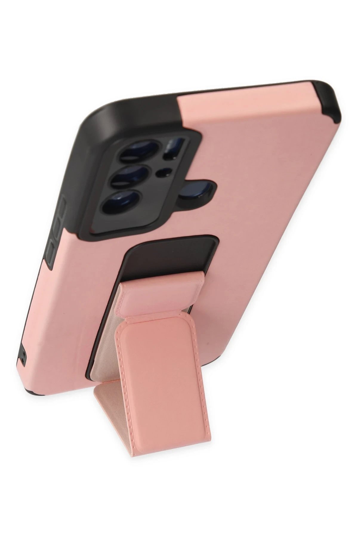 Newface Tecno Pova Neo Kılıf Mega Standlı Silikon - Pudra