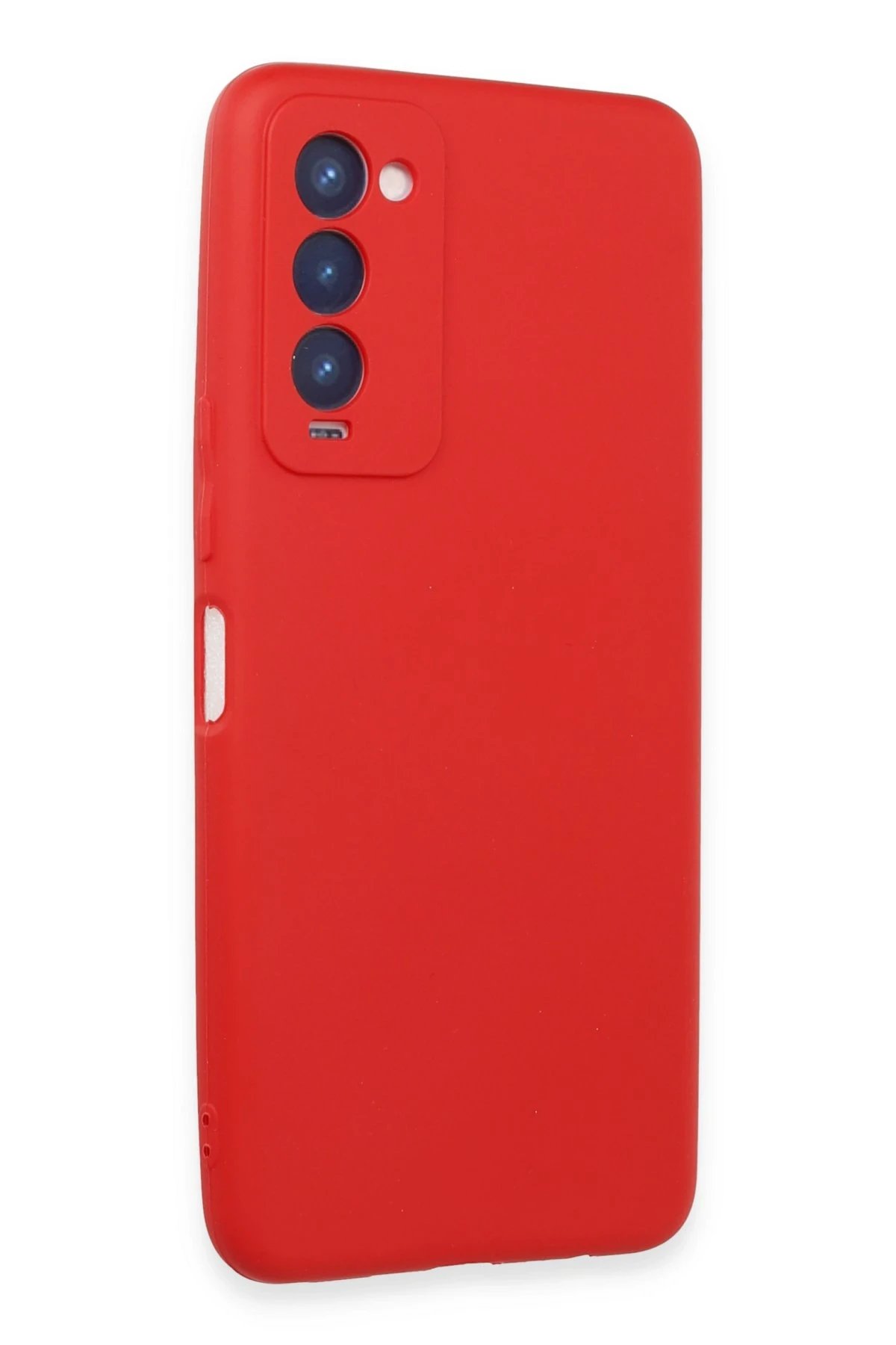 Newface Tecno Camon 18 Kılıf First Silikon - Kırmızı