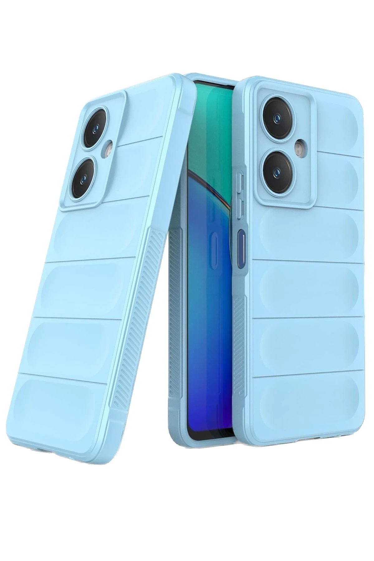 Newface Vivo Y27 Kılıf Optimum Silikon - Sky Blue