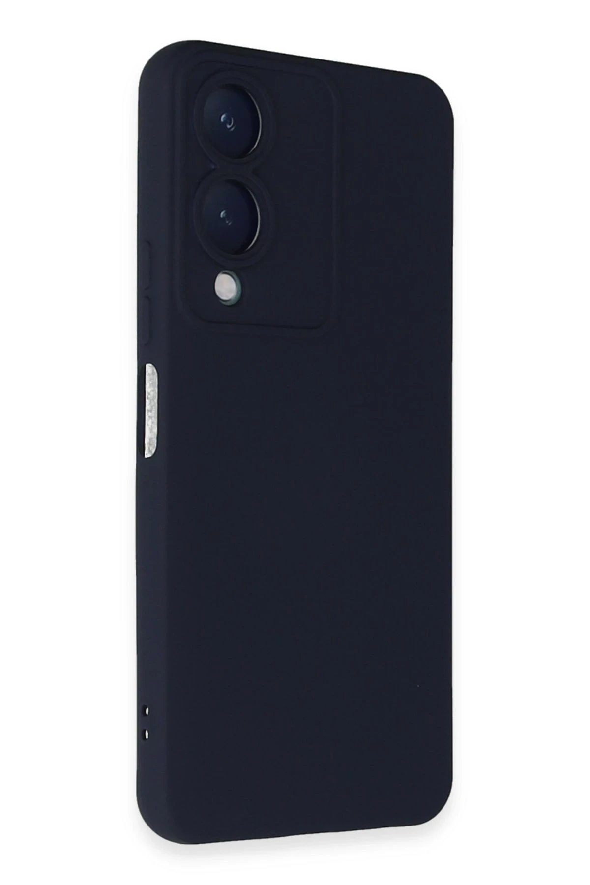 Newface Vivo Y17S Kılıf Nano içi Kadife Silikon - Lacivert