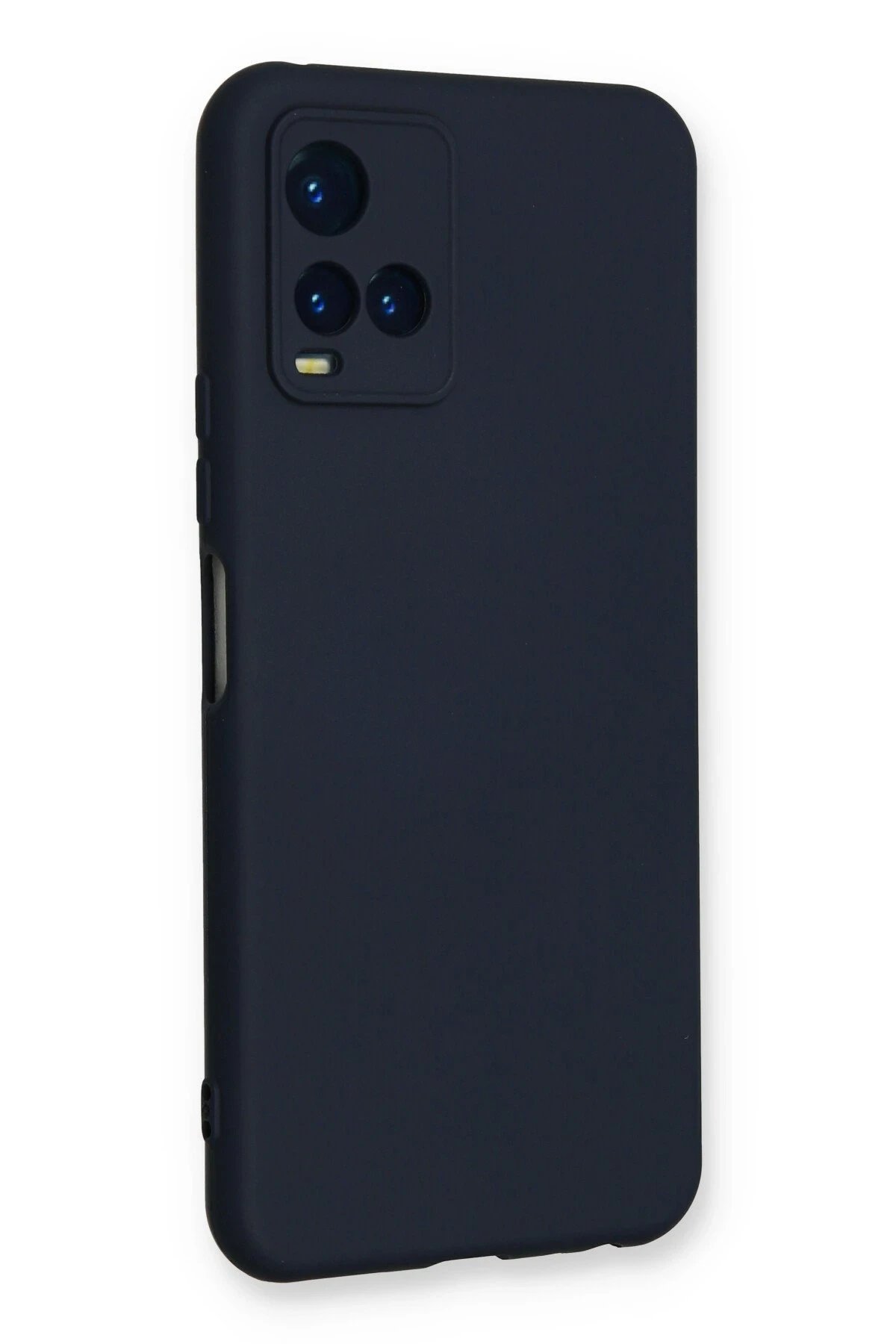 Newface Vivo Y21S Kılıf Nano içi Kadife Silikon - Lacivert