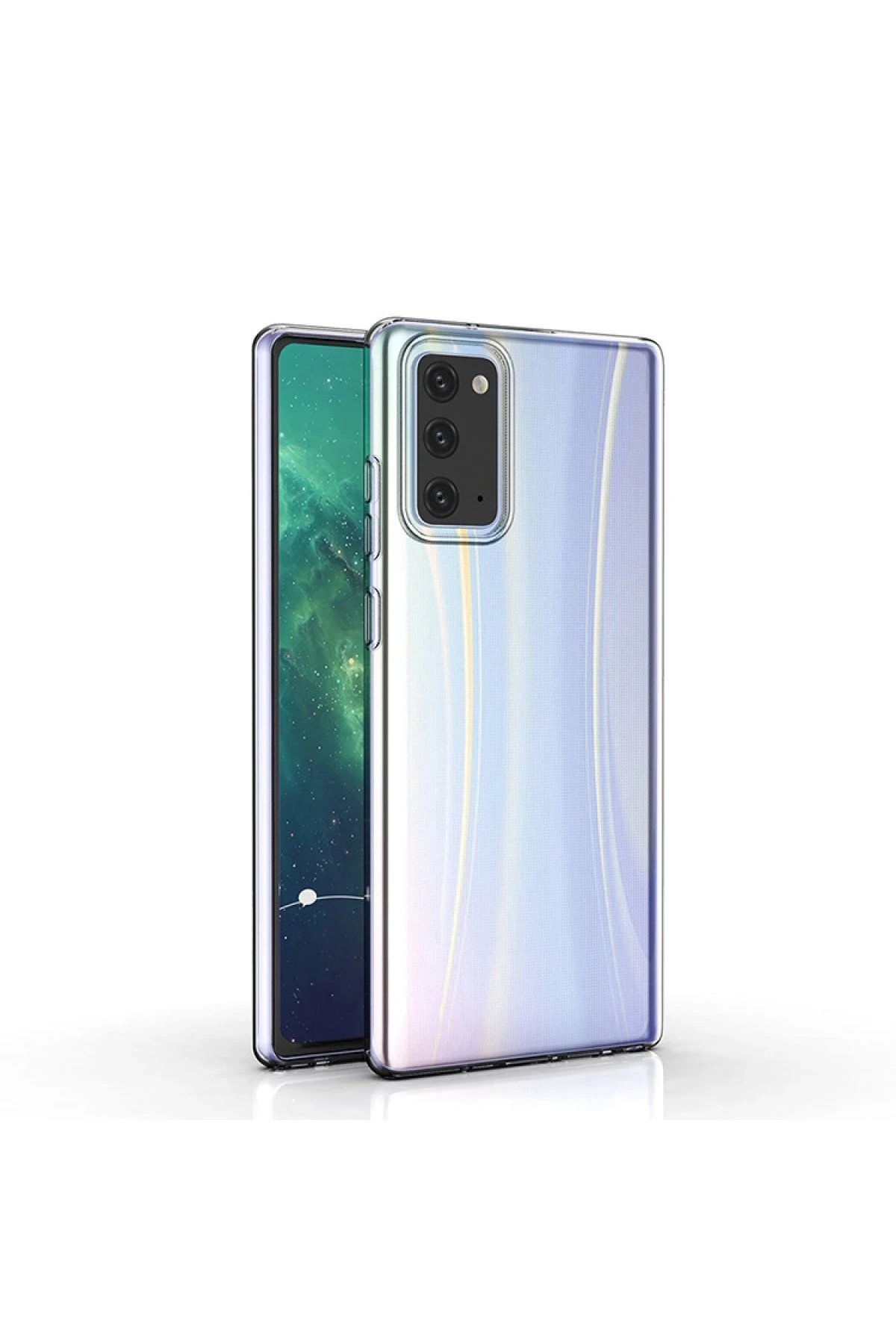 Newface Vivo Y53S Kılıf Lüx Şeffaf Silikon