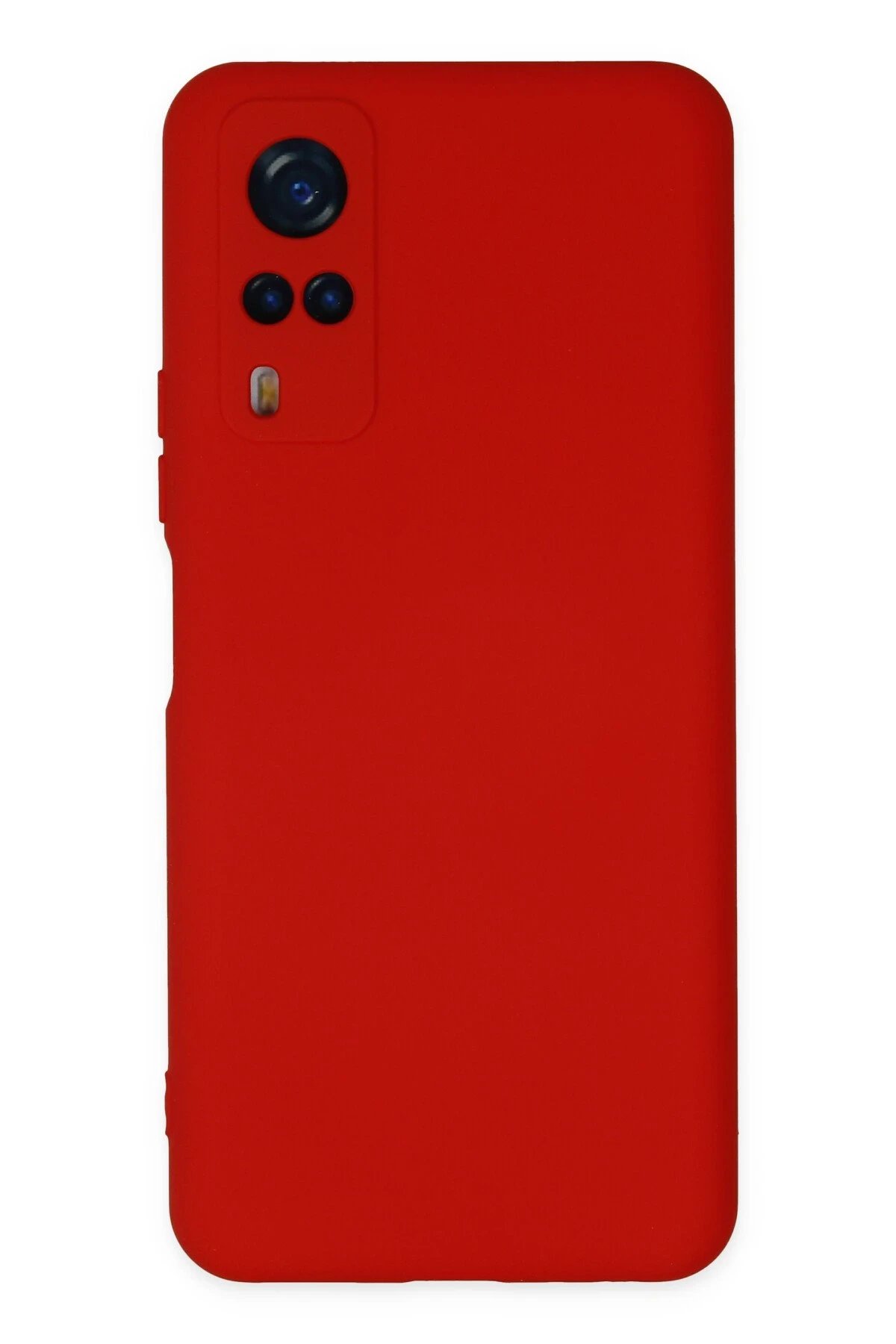 Newface Vivo Y53S Kılıf Nano içi Kadife Silikon - Kırmızı