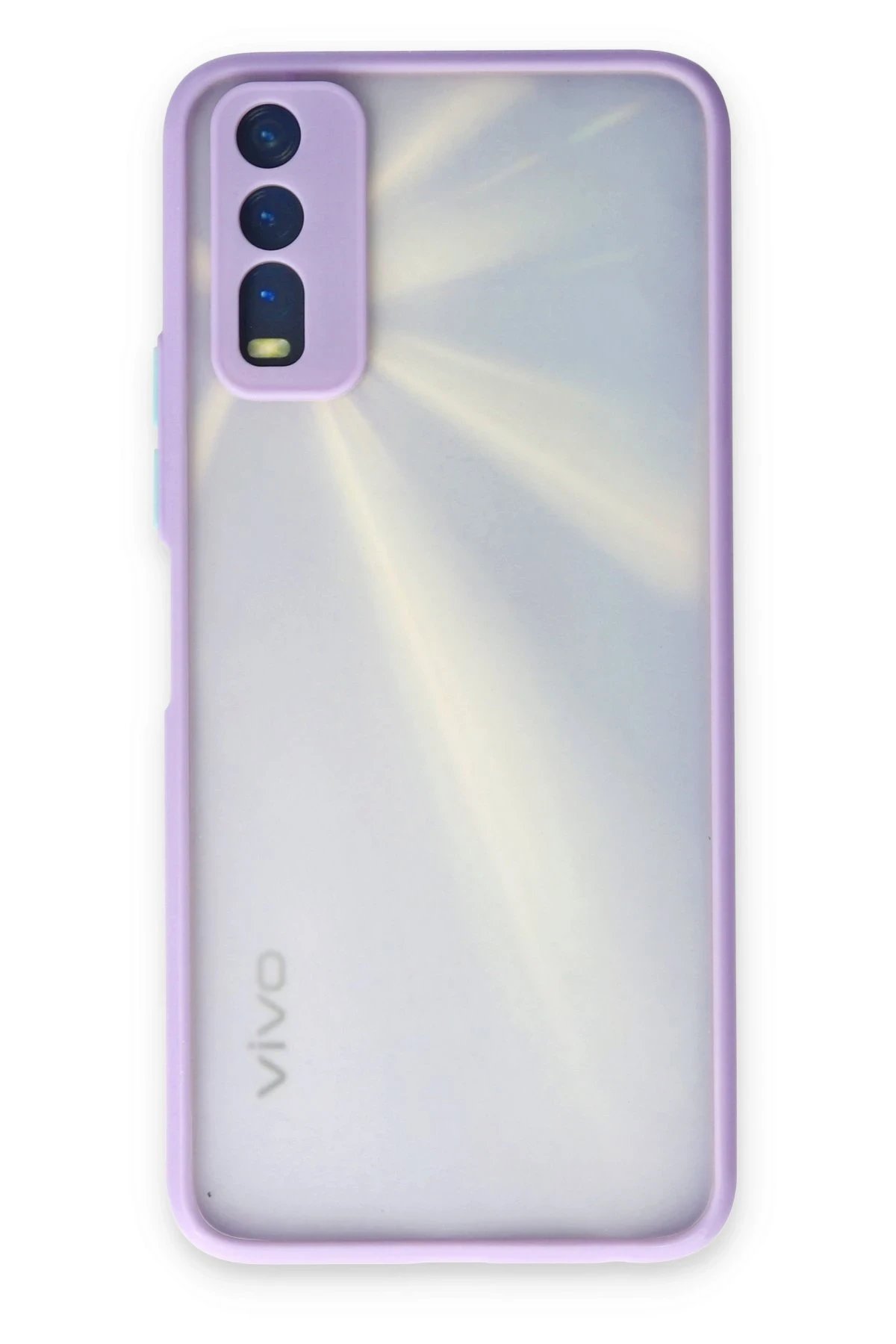 Newface Vivo Y11S Kılıf Montreal Silikon Kapak - Mor