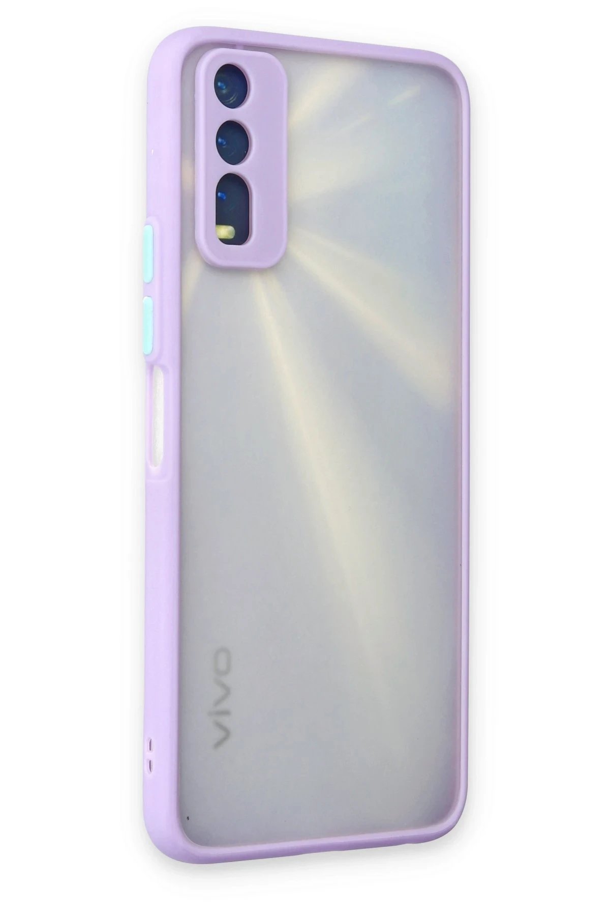 Newface Vivo Y11S Kılıf Montreal Silikon Kapak - Mor