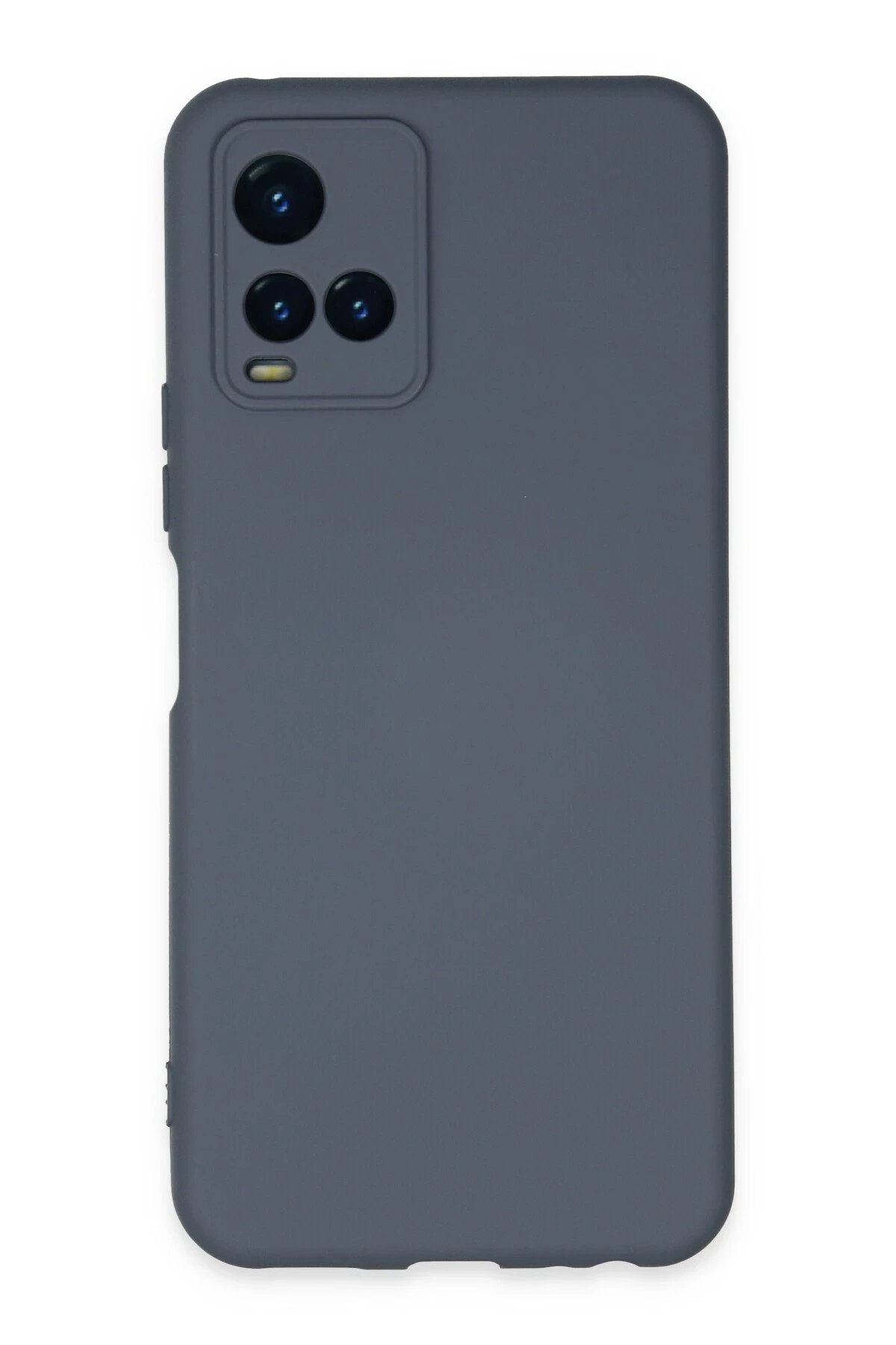 Newface Vivo Y21S Kılıf Nano içi Kadife Silikon - Gri