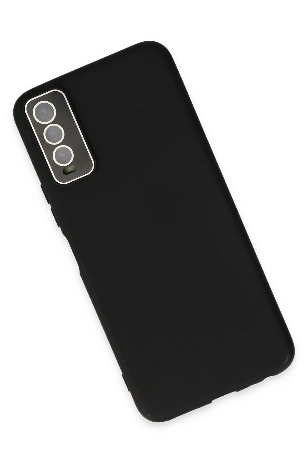 Newface Vivo Y11S Kılıf Lansman Glass Kapak - Siyah