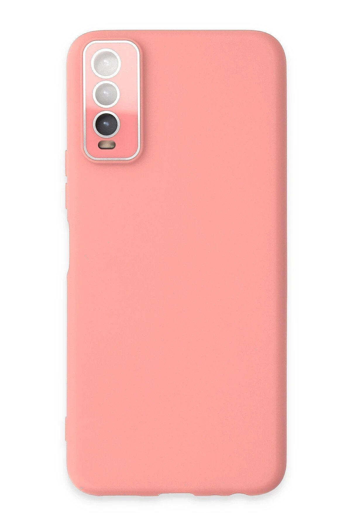 Newface Vivo Y11S Kılıf Lansman Glass Kapak - Pembe