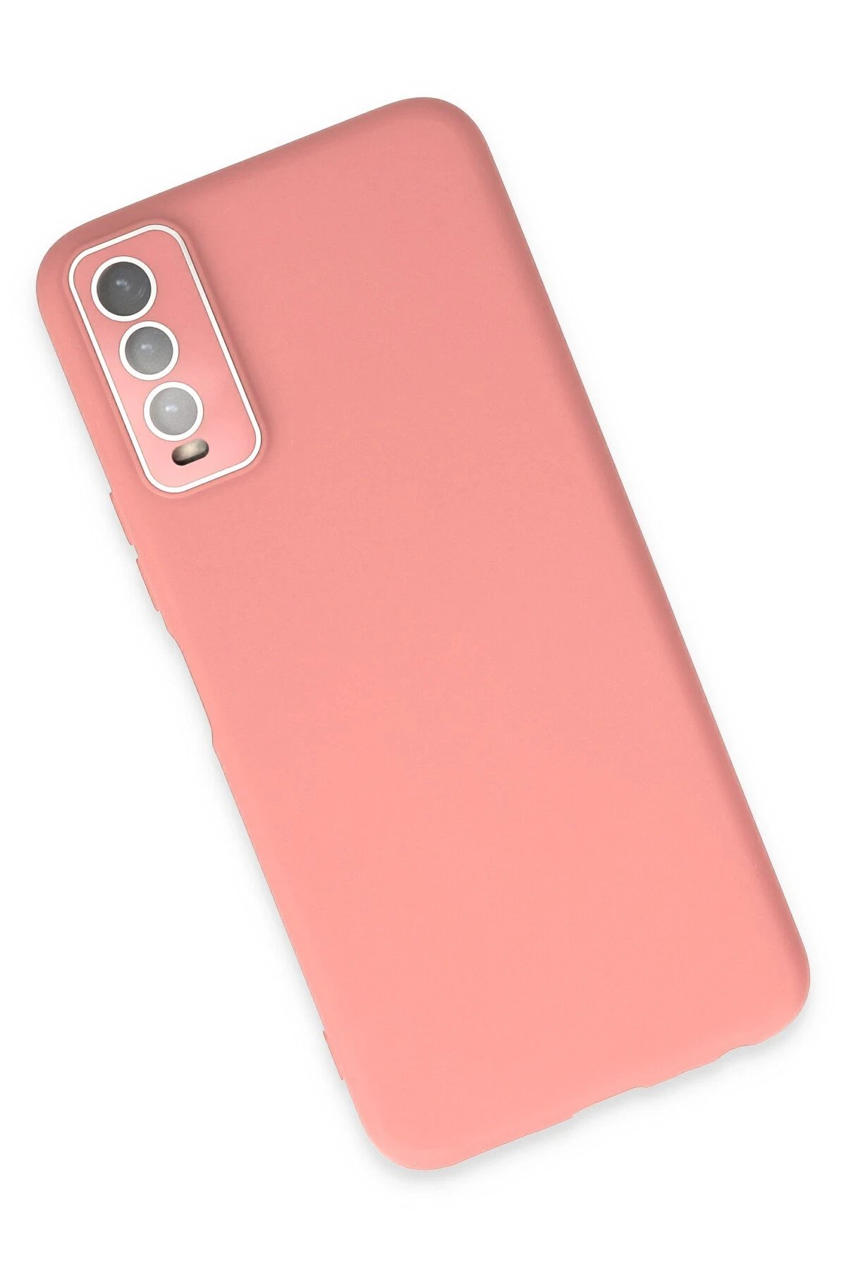 Newface Vivo Y11S Kılıf Lansman Glass Kapak - Pembe