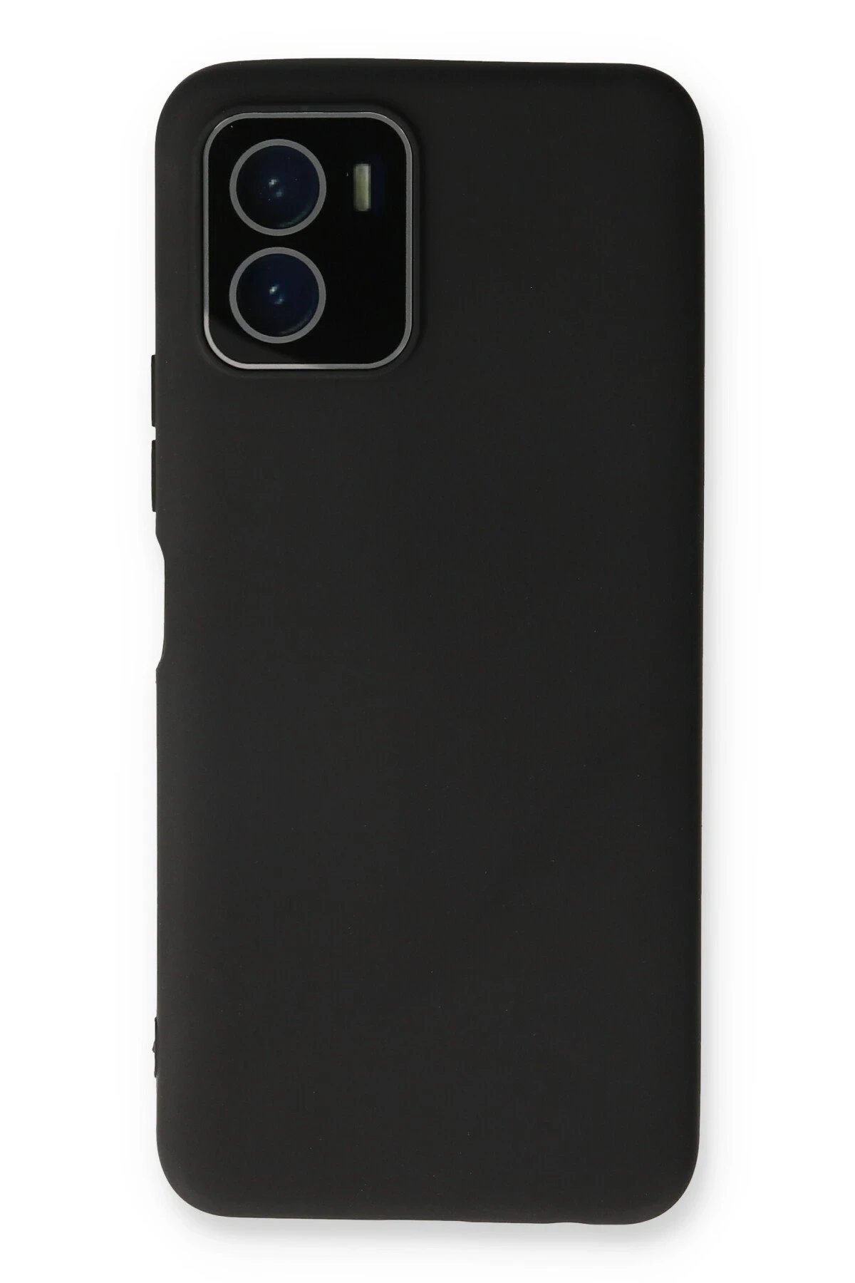 Newface Vivo Y15S Kılıf Lansman Glass Kapak - Siyah