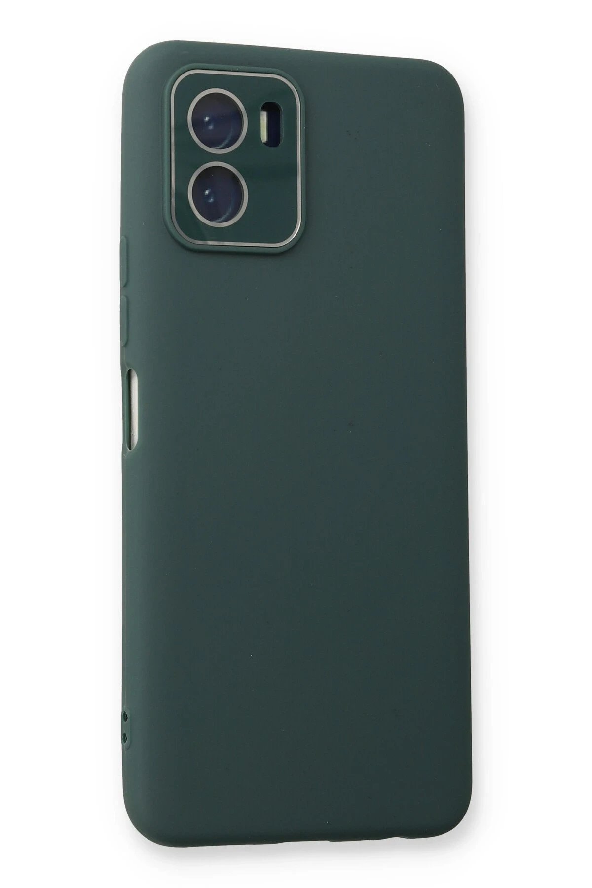 Newface Vivo Y15S Kılıf Lansman Glass Kapak - Koyu Yeşil