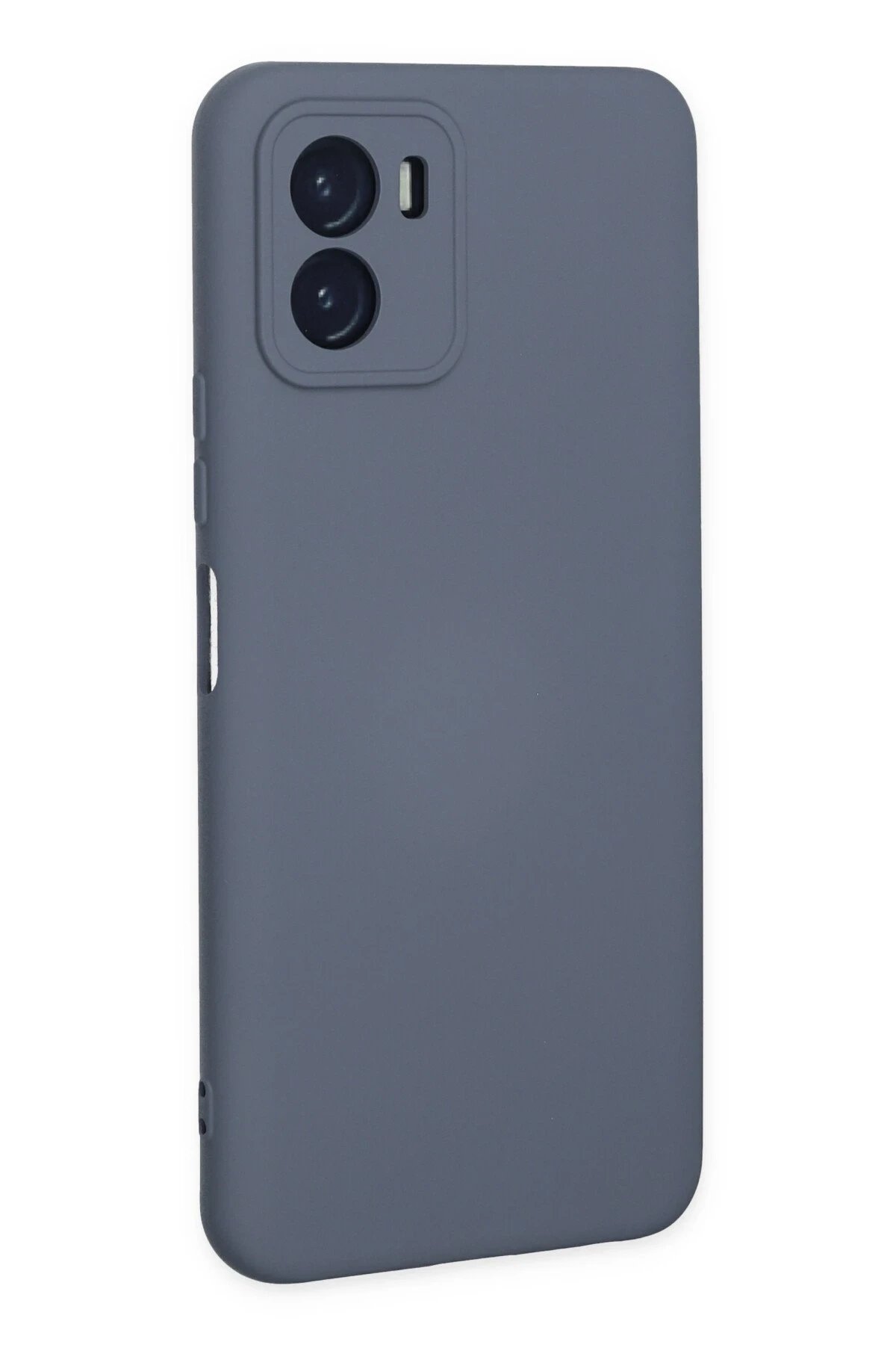 Newface Vivo Y15S Kılıf Nano içi Kadife Silikon - Gri