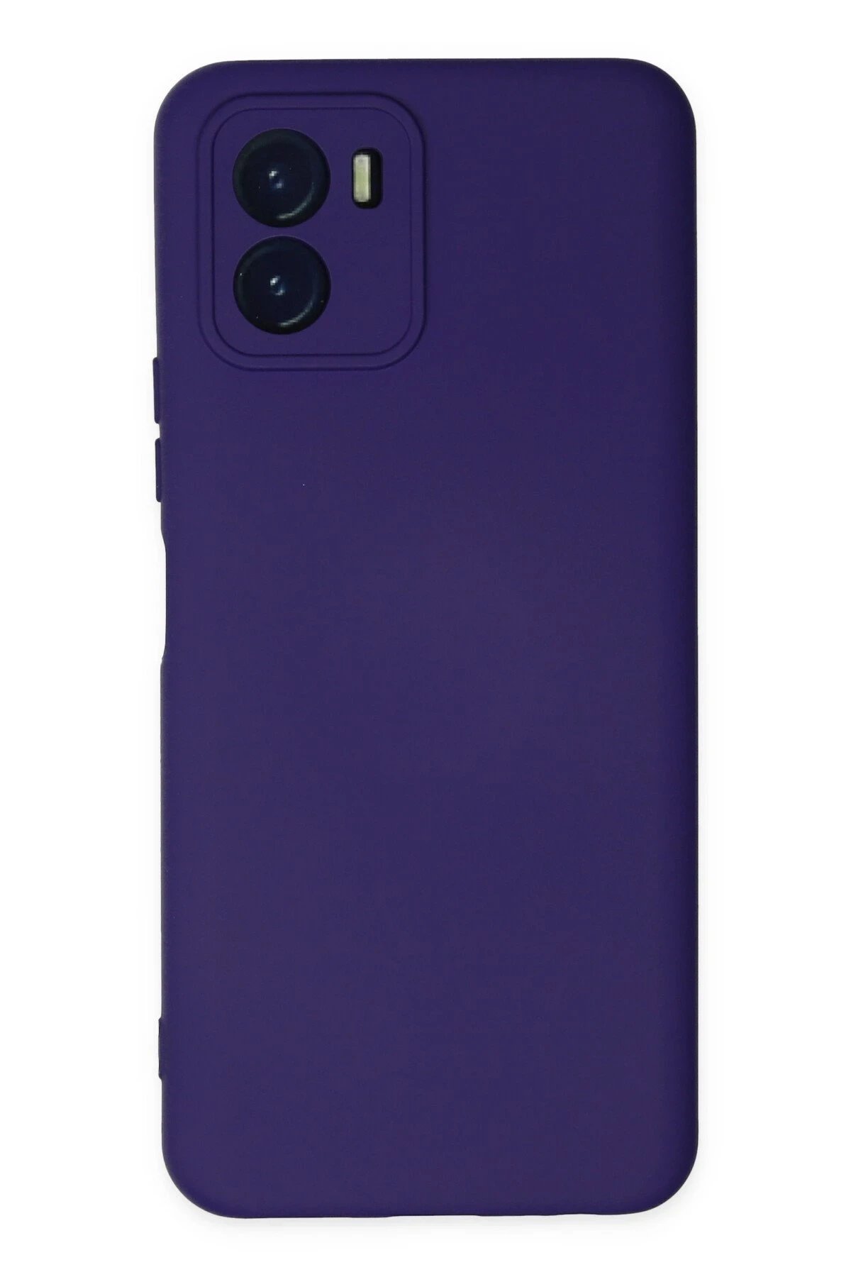 Newface Vivo Y15S Kılıf Nano içi Kadife Silikon - Mor