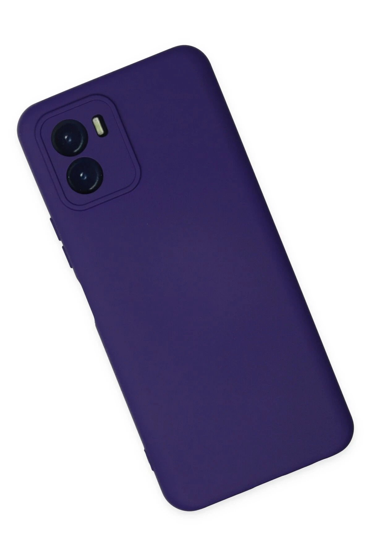 Newface Vivo Y15S Kılıf Nano içi Kadife Silikon - Mor