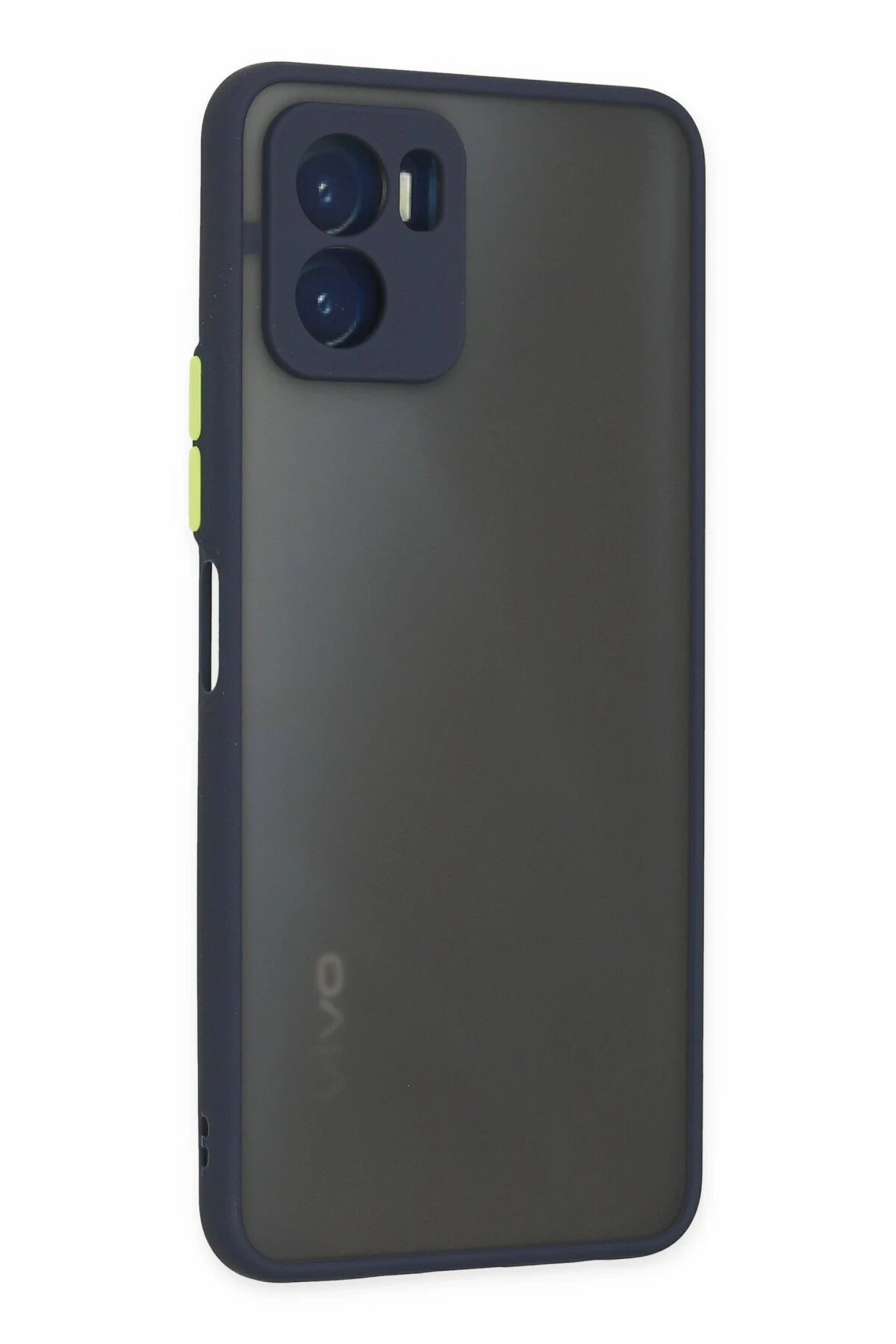 Newface Vivo Y15S Kılıf Montreal Silikon Kapak - Lacivert