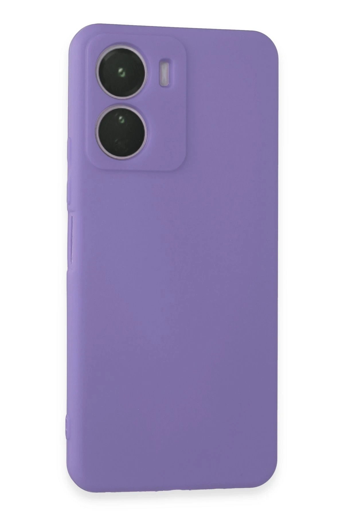 Newface Vivo Y16 Kılıf First Silikon - Lila