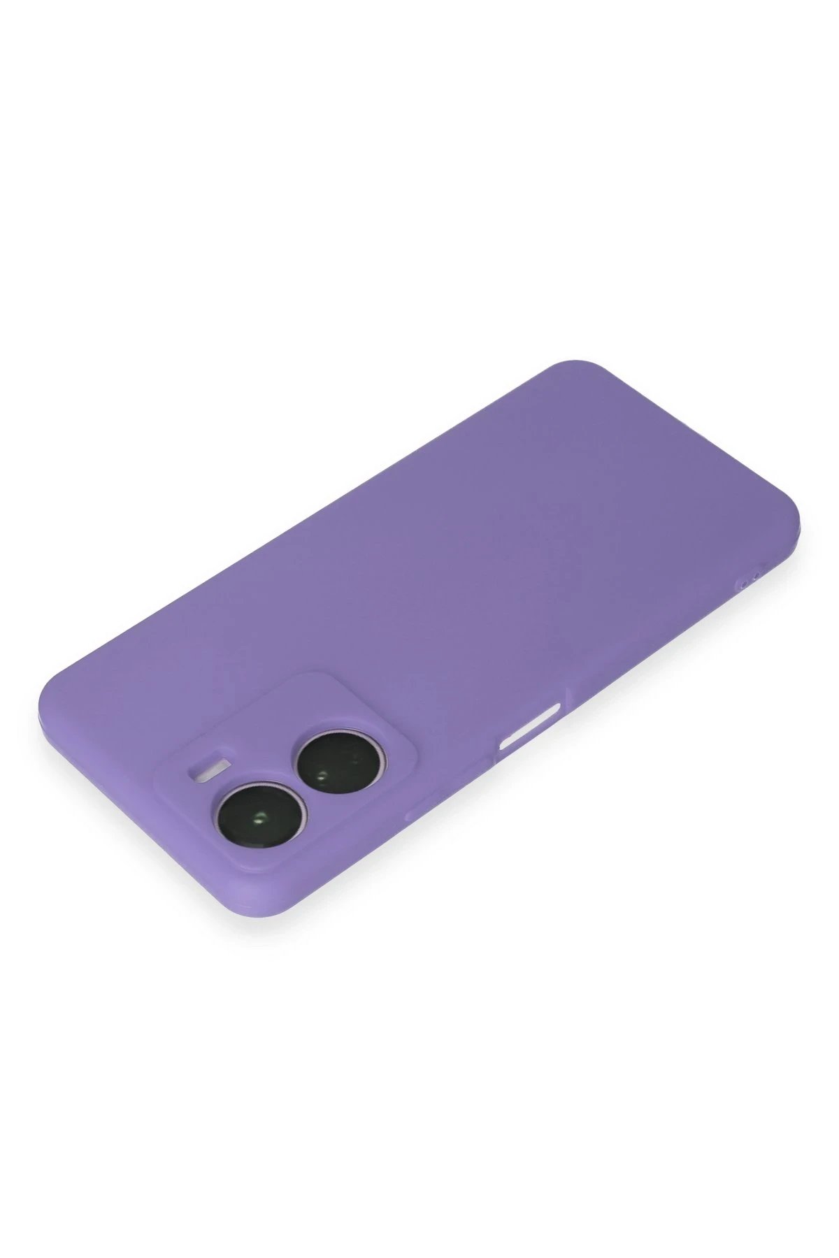 Newface Vivo Y16 Kılıf First Silikon - Lila