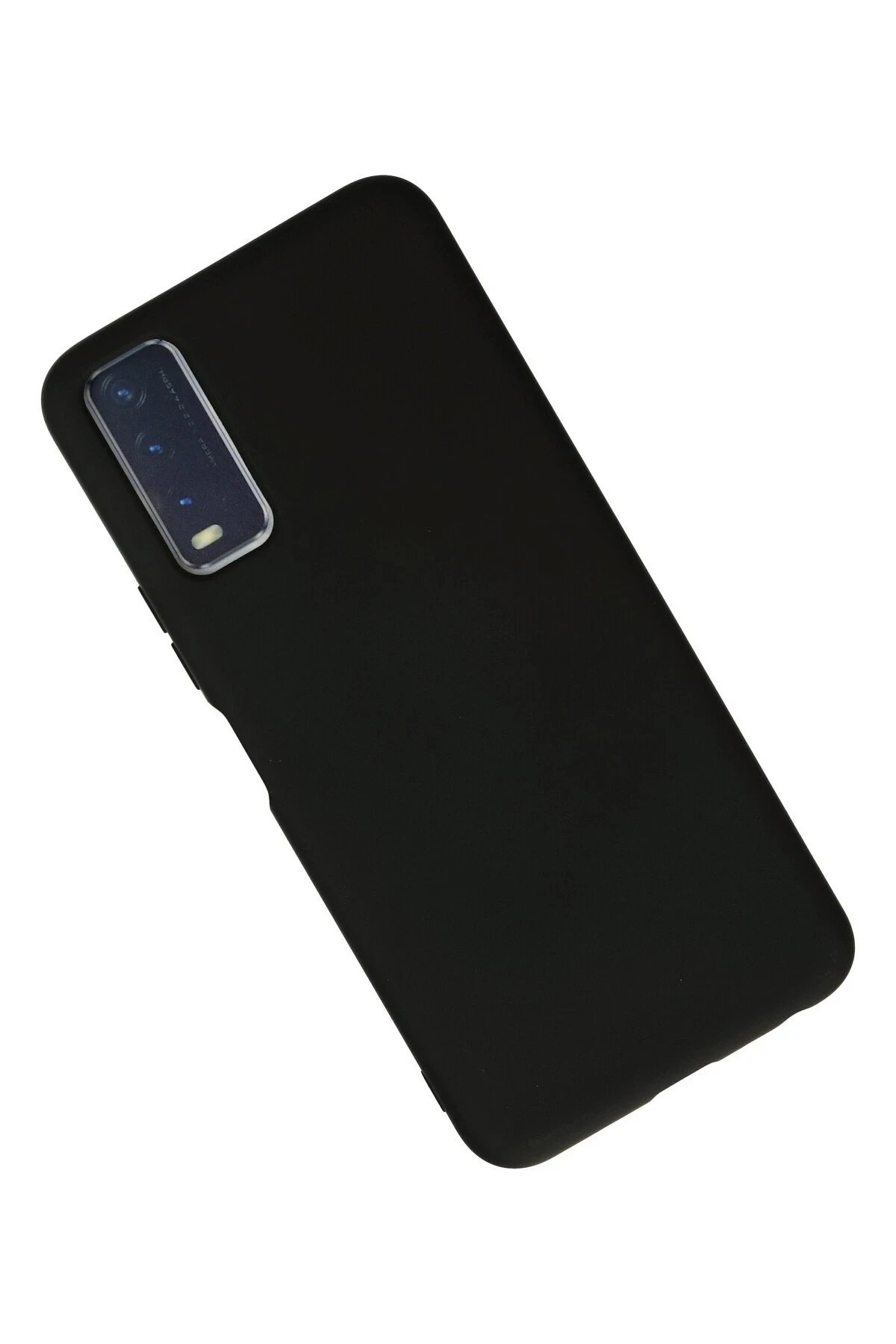 Newface Vivo Y11S Kılıf Nano içi Kadife Silikon - Siyah