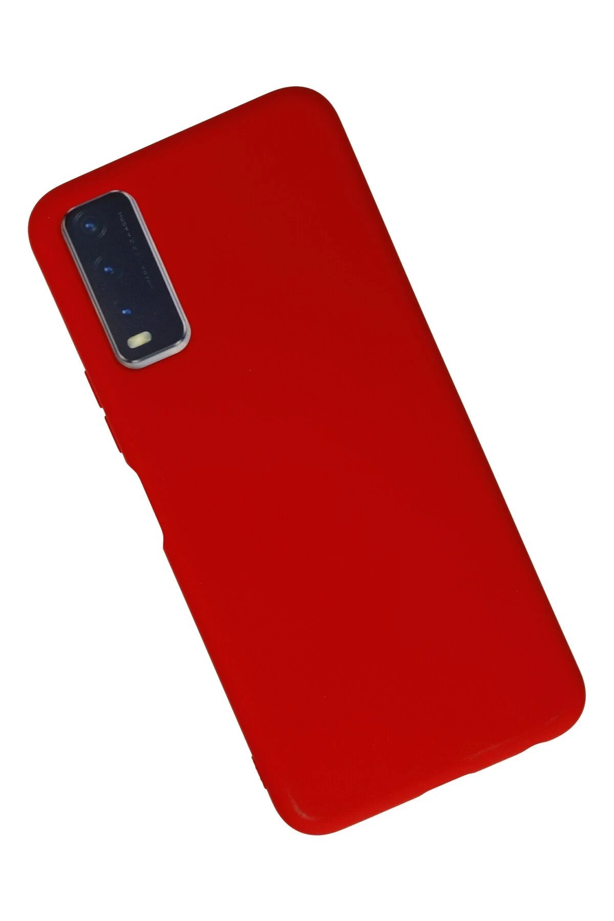 Newface Vivo Y11S Kılıf Nano içi Kadife Silikon - Kırmızı