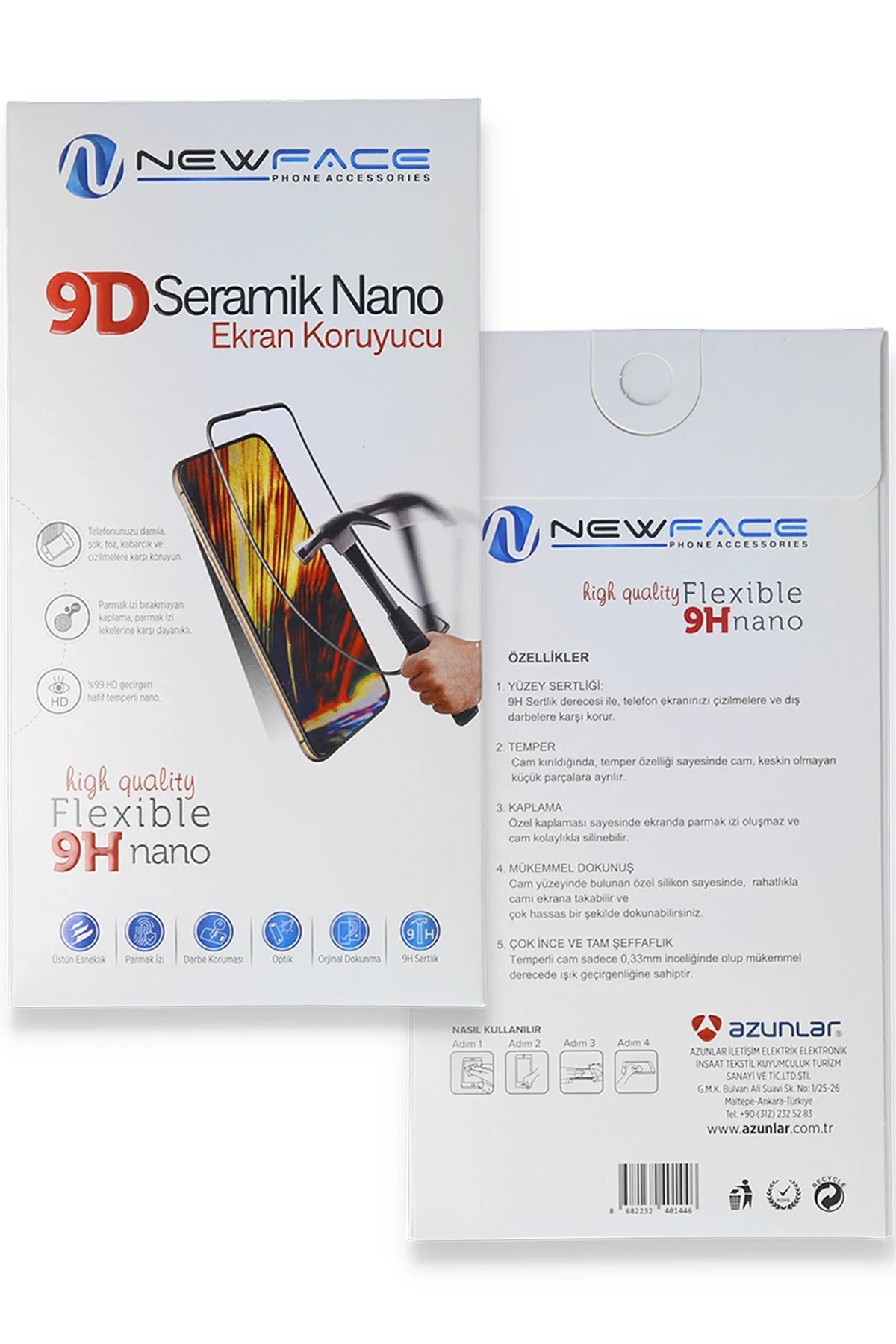 Newface Vivo Y16 Seramik Nano Ekran Koruyucu