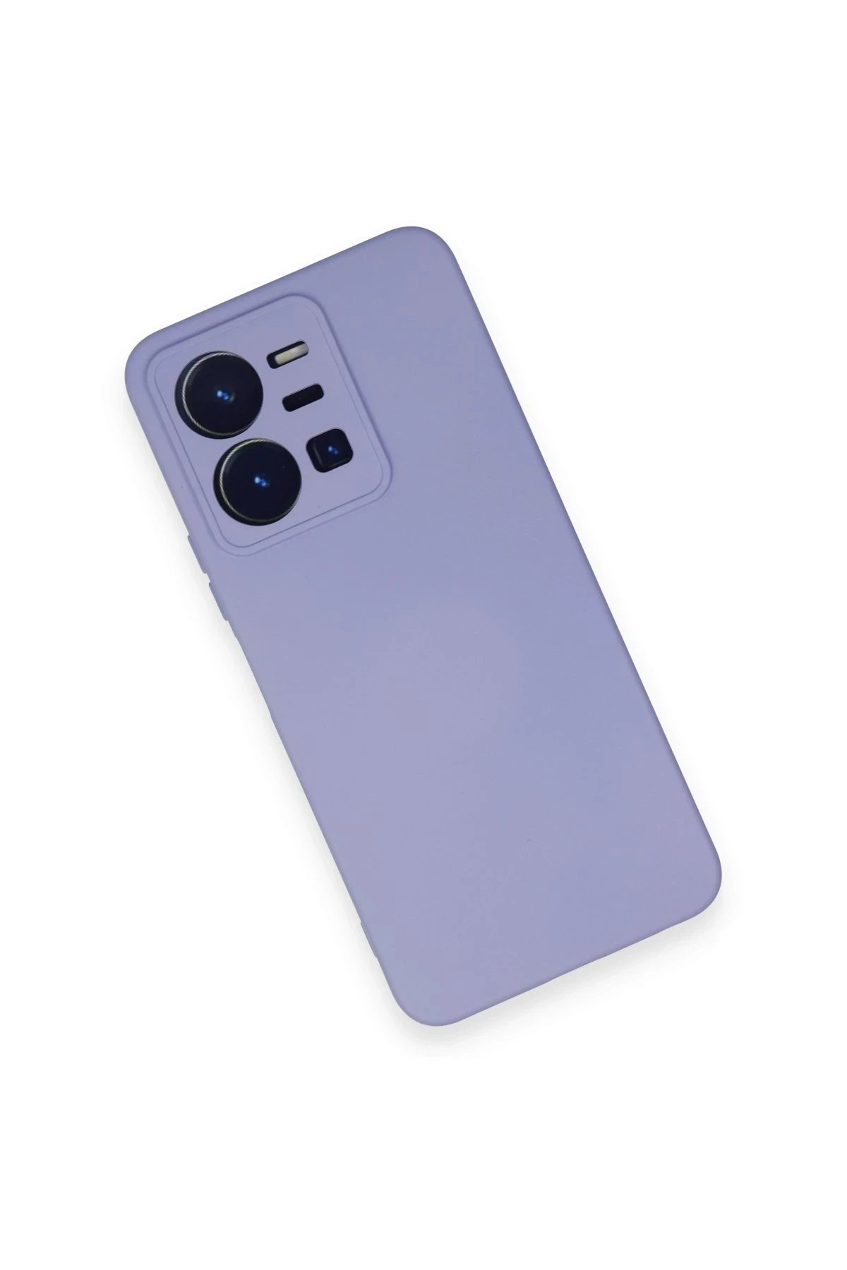 Newface Vivo Y35 Kılıf Nano içi Kadife Silikon - Lila