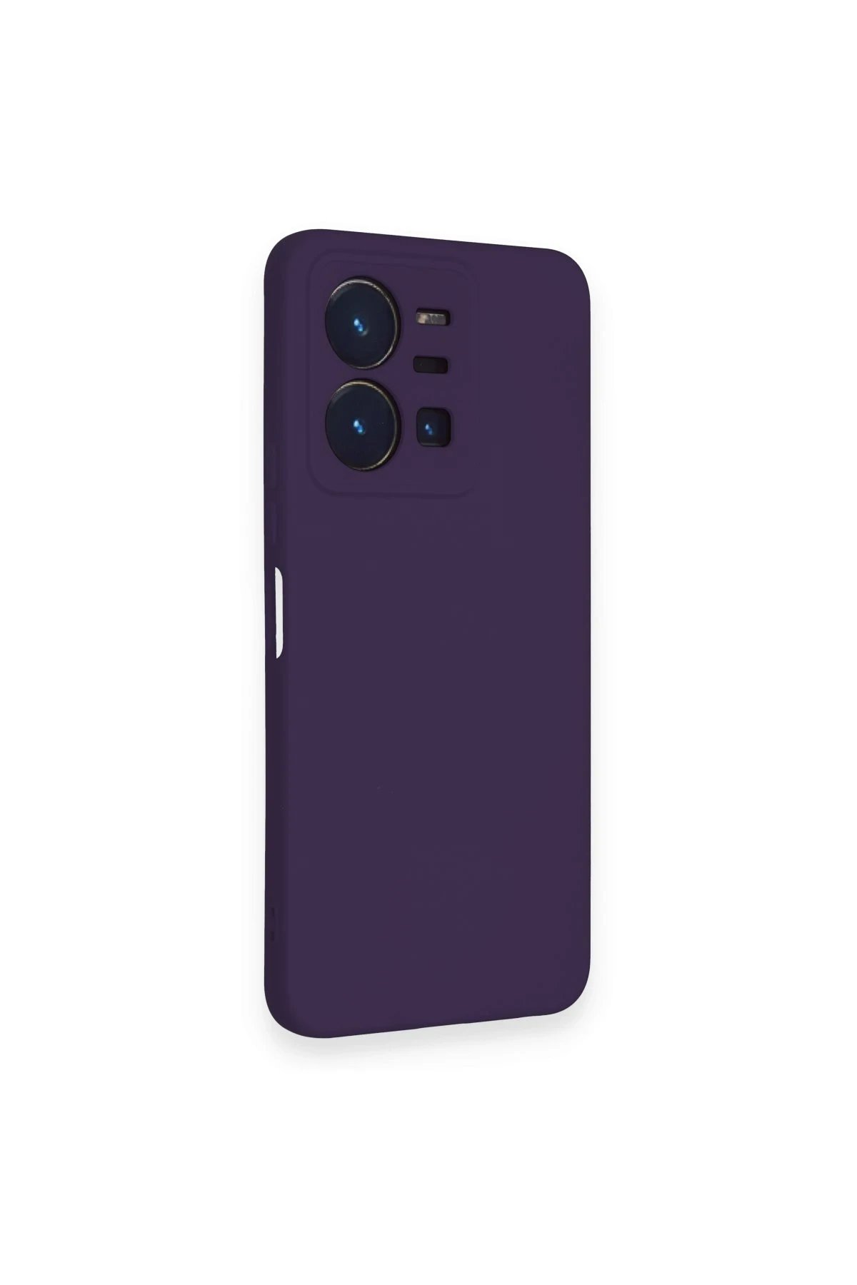 Newface Vivo Y35 Kılıf Nano içi Kadife Silikon - Mor