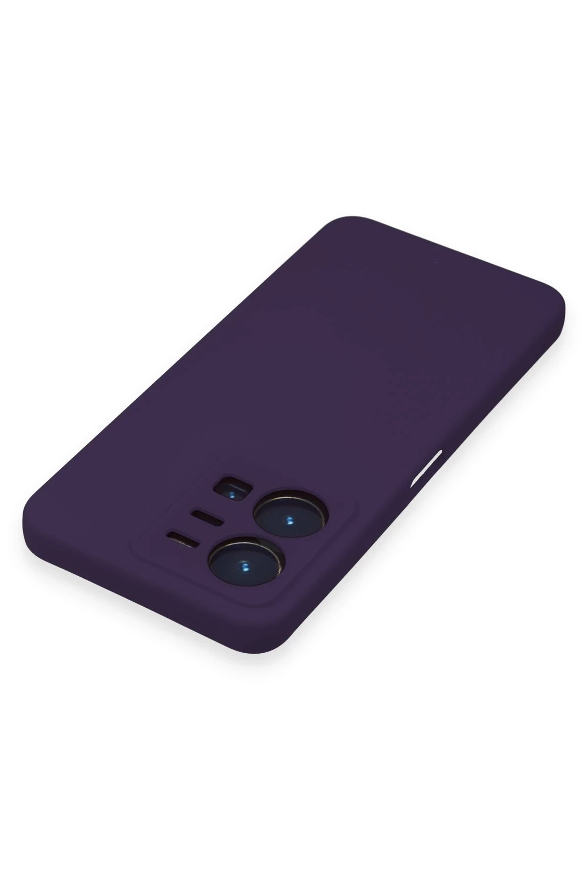 Newface Vivo Y35 Kılıf Nano içi Kadife Silikon - Mor