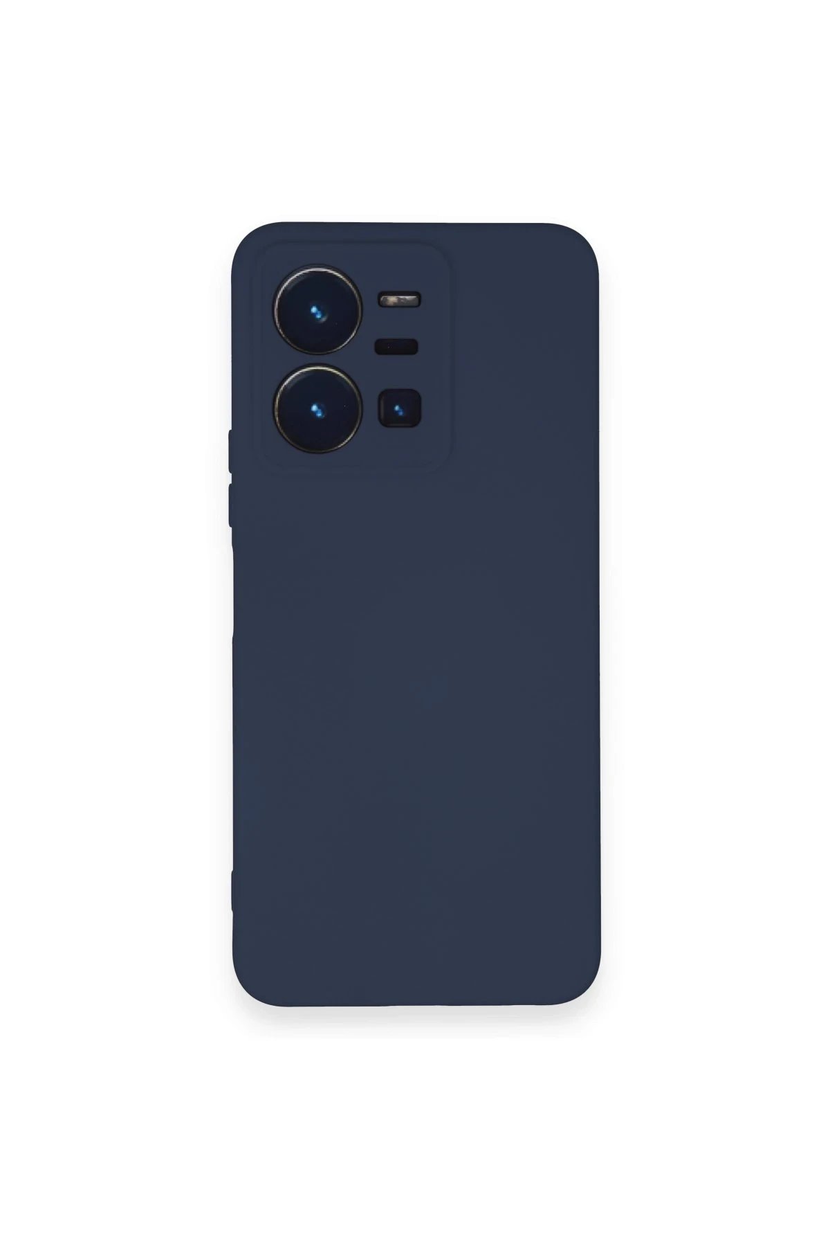 Newface Vivo Y35 Kılıf Nano içi Kadife Silikon - Lacivert