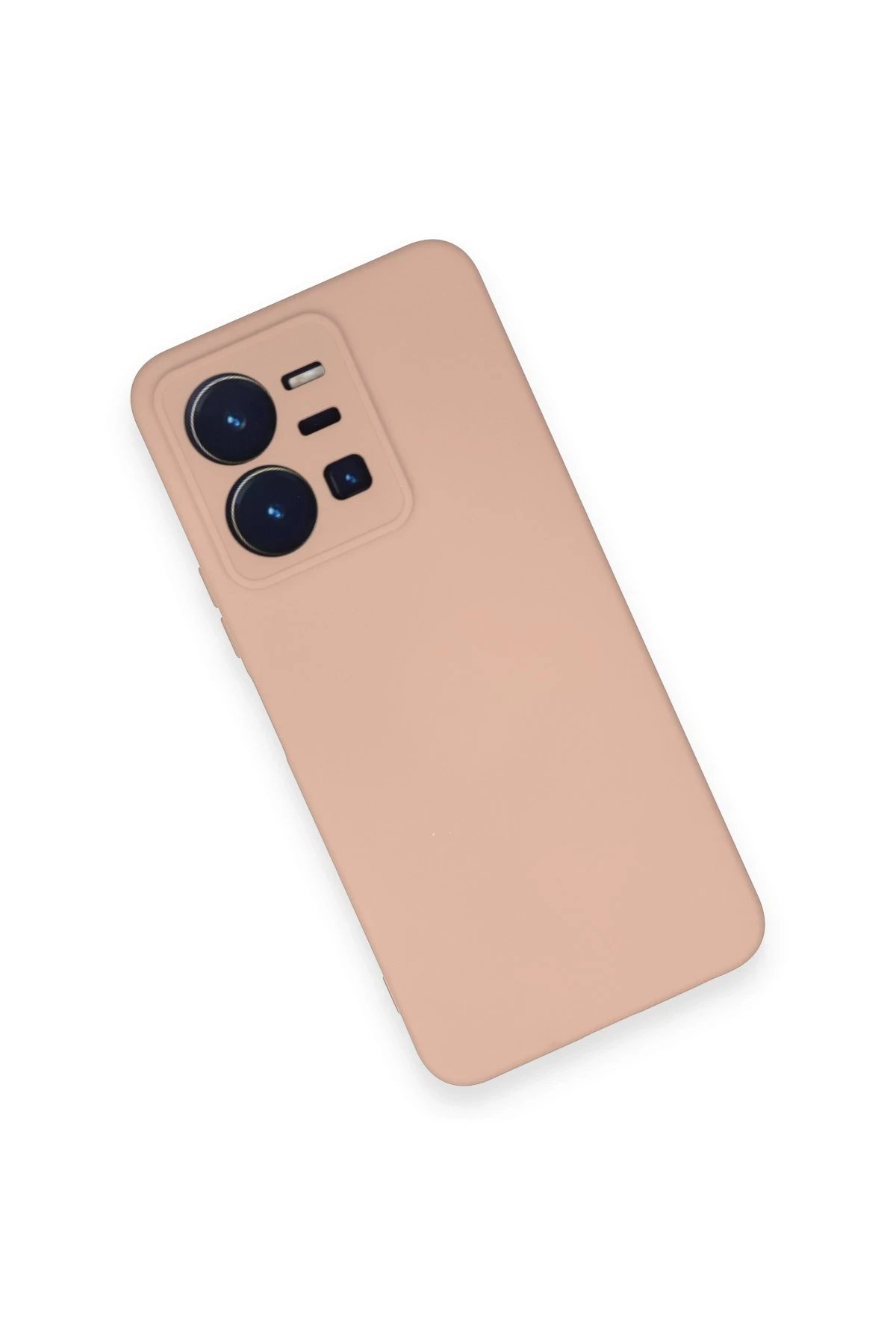 Newface Vivo Y35 Kılıf Nano içi Kadife Silikon - Pudra