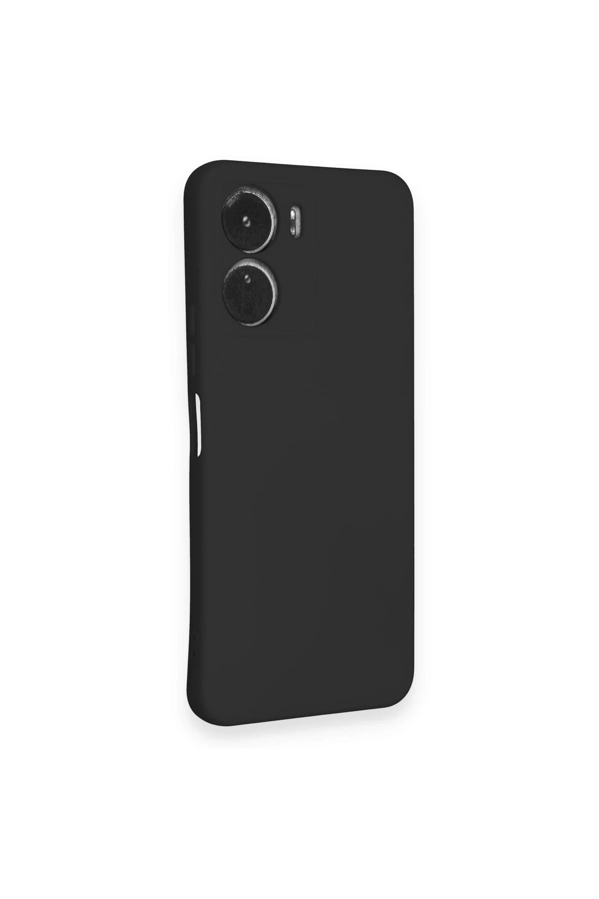 Newface Vivo Y16 Kılıf Nano içi Kadife Silikon - Siyah