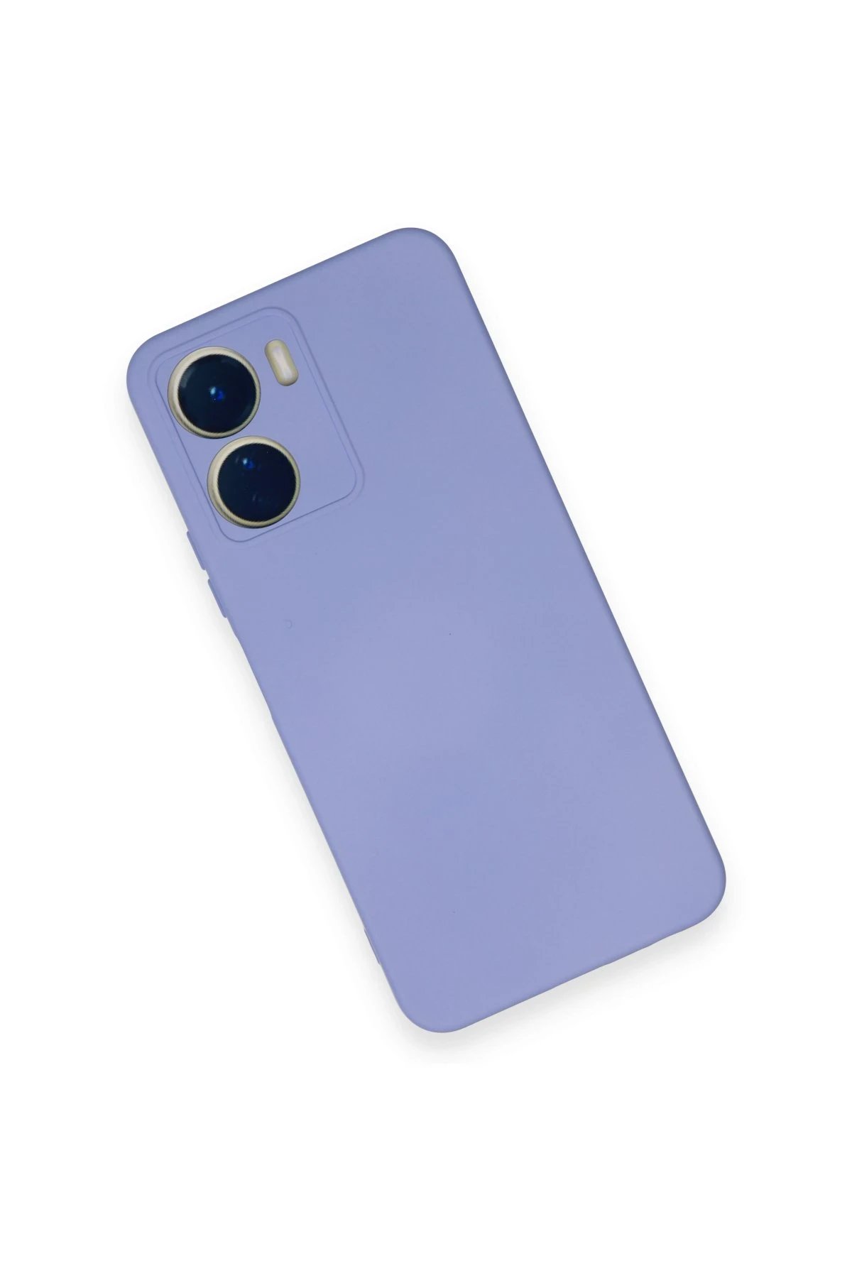 Newface Vivo Y16 Kılıf Nano içi Kadife Silikon - Lila