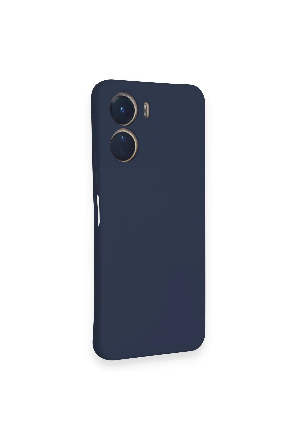 Newface Vivo Y16 Kılıf Nano içi Kadife Silikon - Lacivert