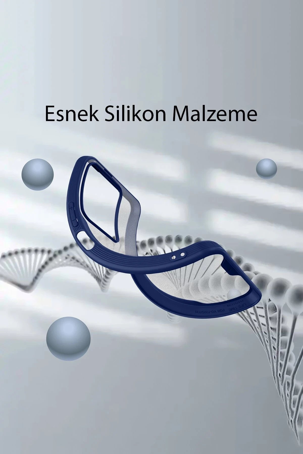 Newface Vivo Y35 Kılıf Platin Silikon - Yeşil