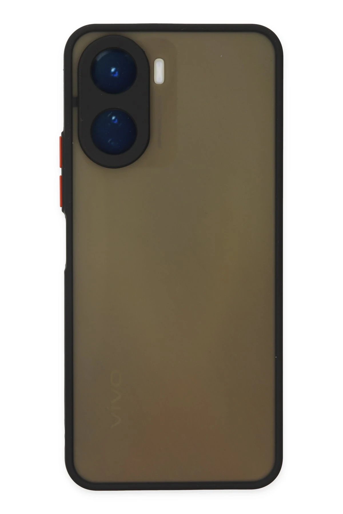 Newface Vivo Y16 Kılıf Montreal Silikon Kapak - Siyah