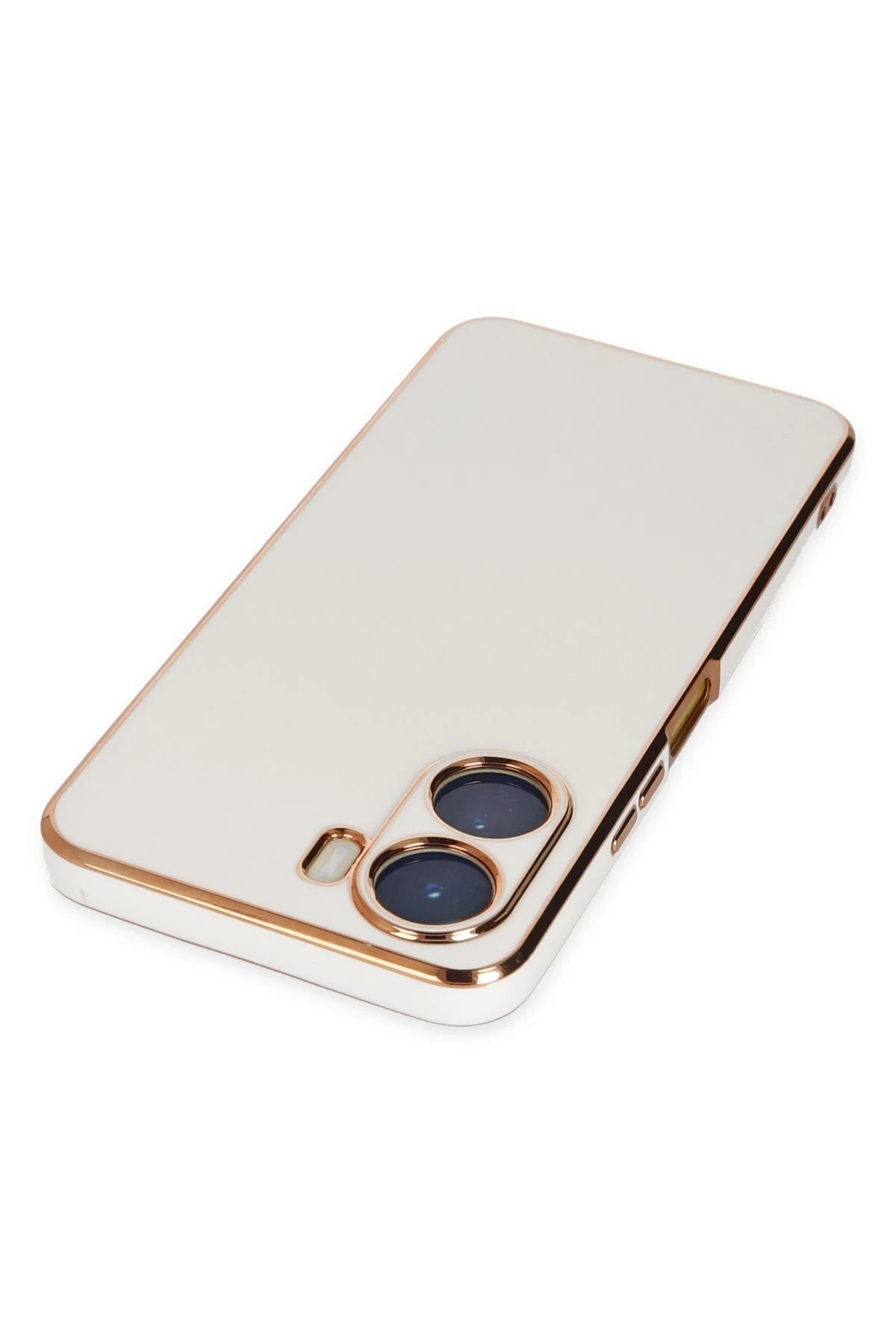 Newface Vivo Y16 Kılıf Volet Silikon - Beyaz