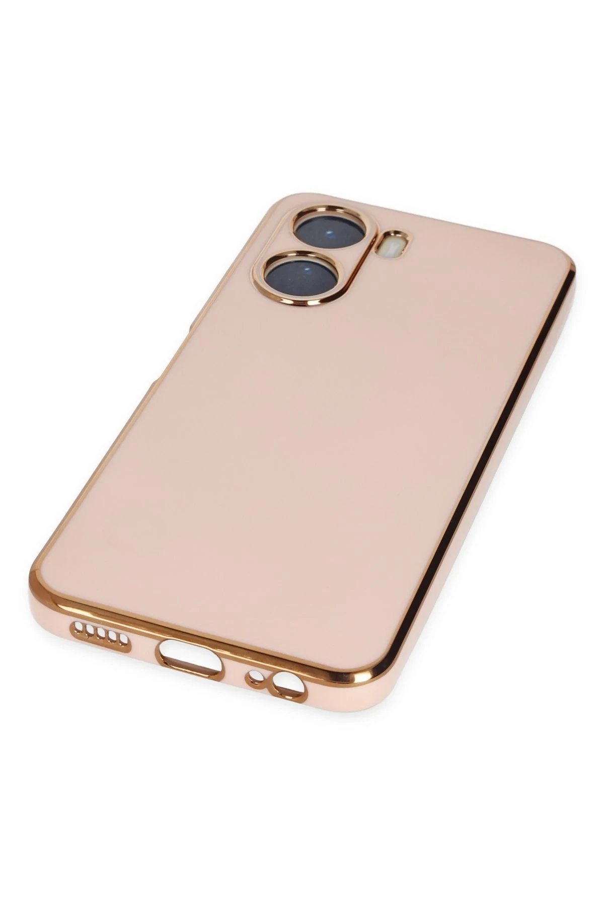 Newface Vivo Y16 Kılıf Volet Silikon - Pembe