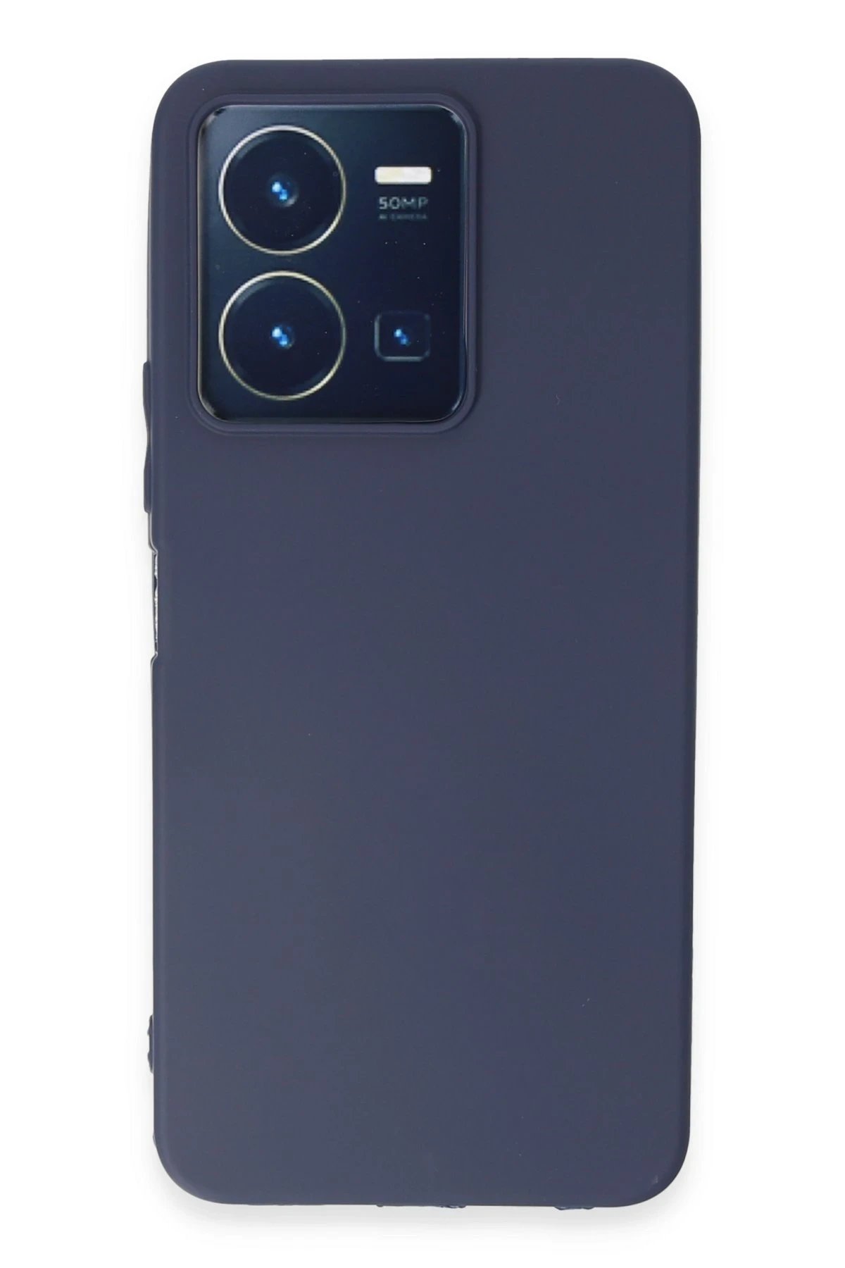 Newface Vivo Y35 Kılıf First Silikon - Lacivert