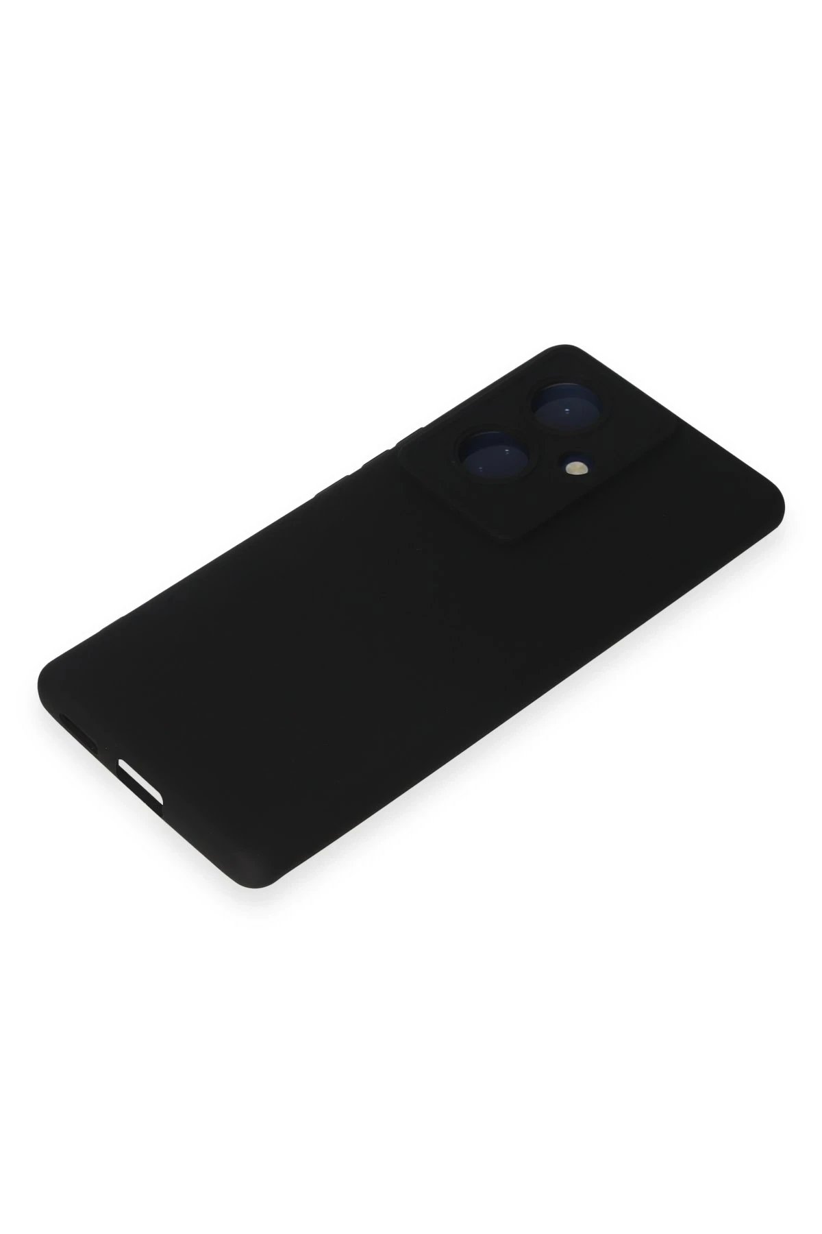Newface Vivo V29 Lite Kılıf Nano içi Kadife Silikon - Siyah