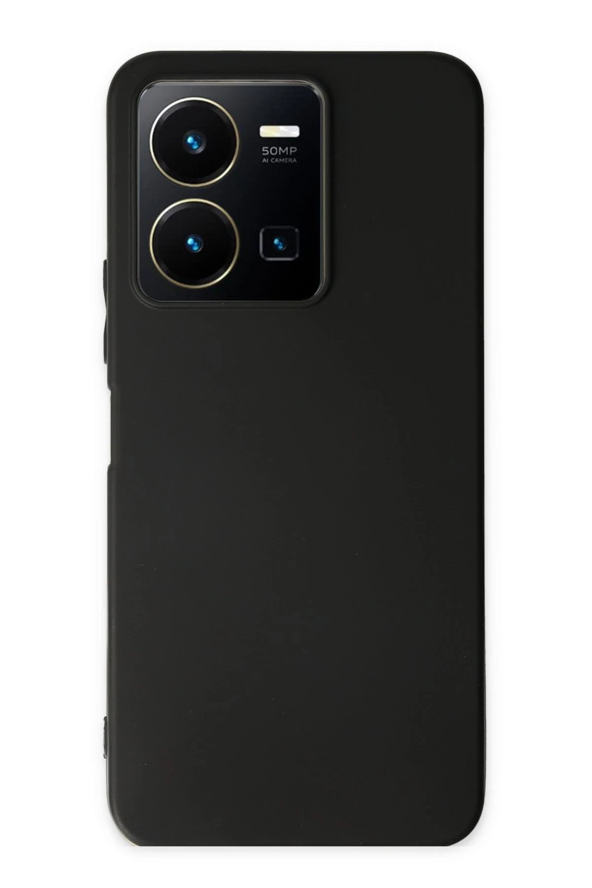 Newface Vivo Y35 Kılıf First Silikon - Siyah