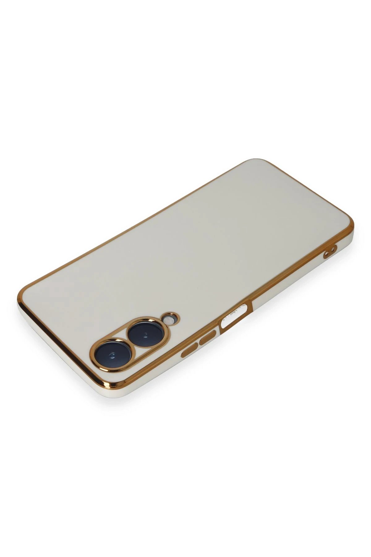 Newface Vivo Y17S Kılıf Volet Silikon - Beyaz