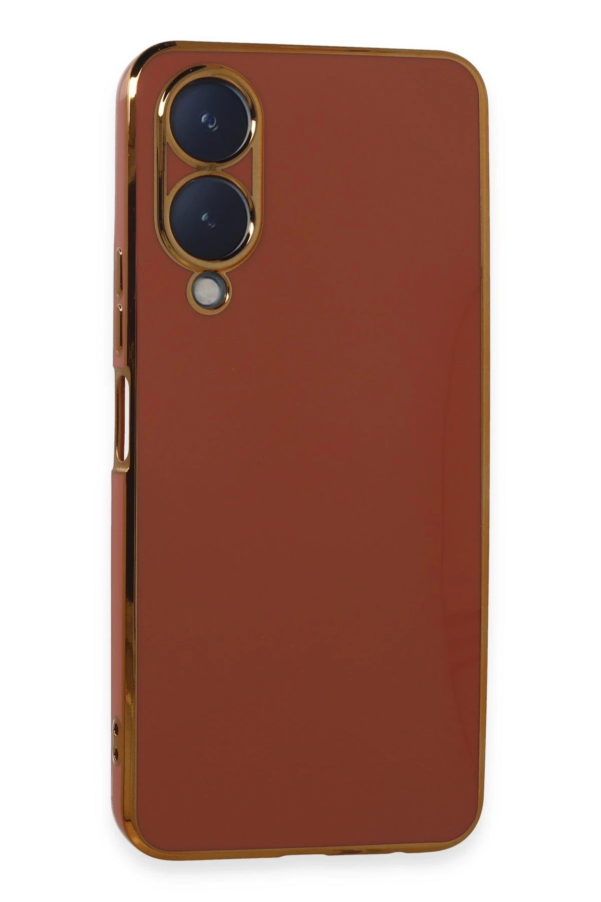 Newface Vivo Y17S Kılıf Volet Silikon - Kırmızı